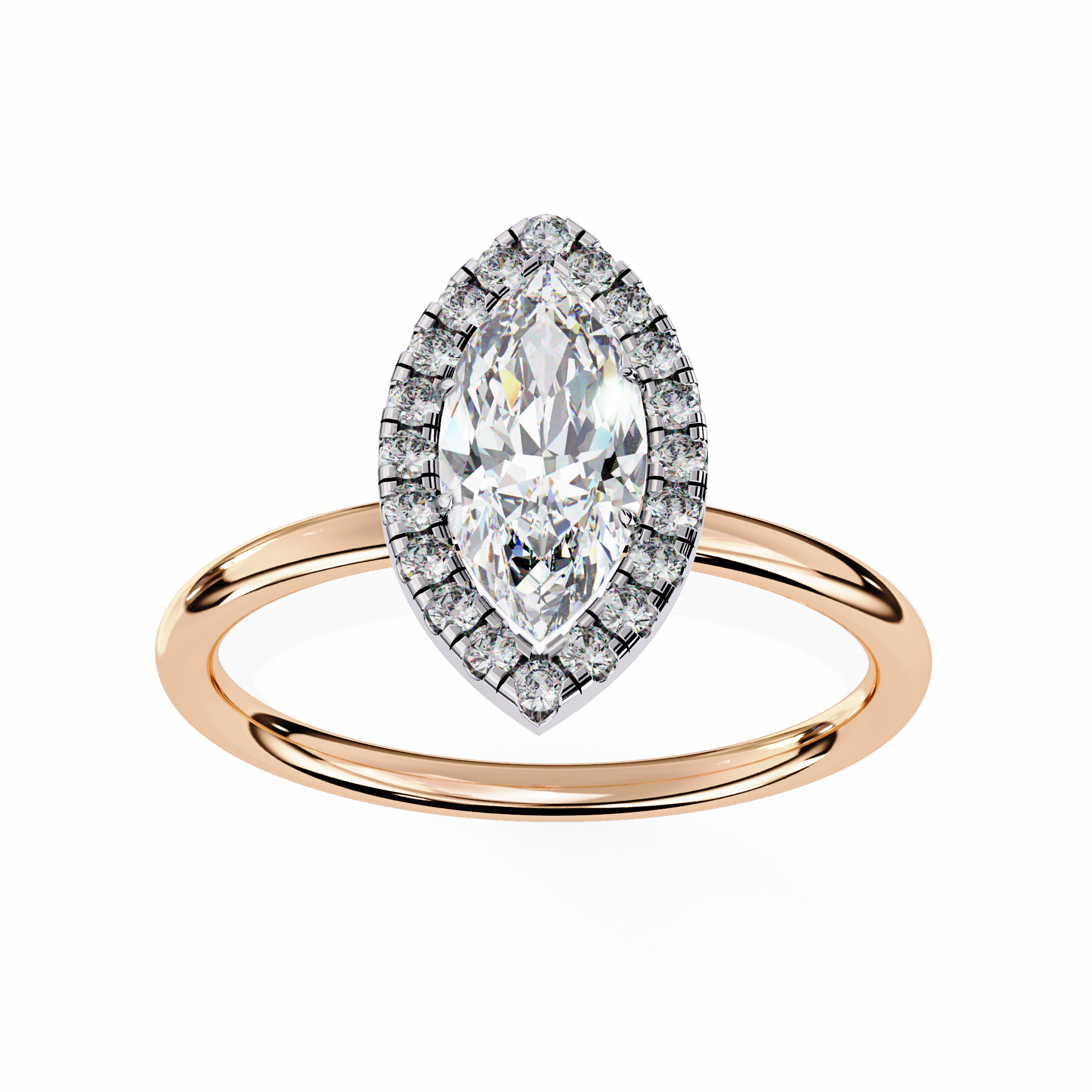 Cassie Halo Ring