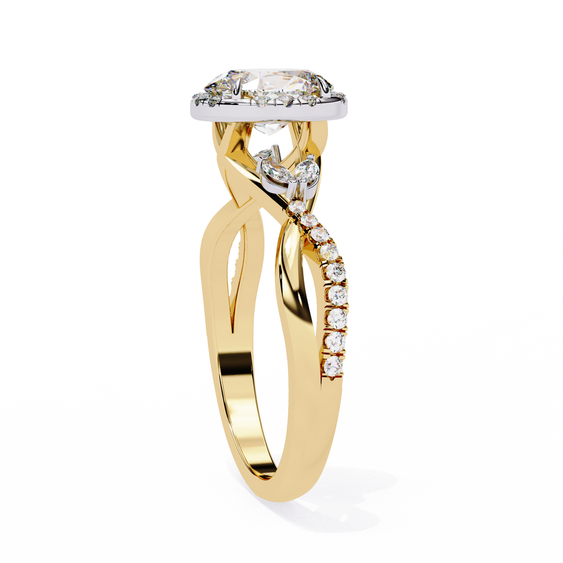 Katniss Solitaire Ring