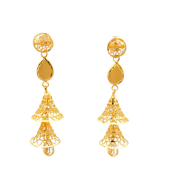 Jivika Gold Earrings