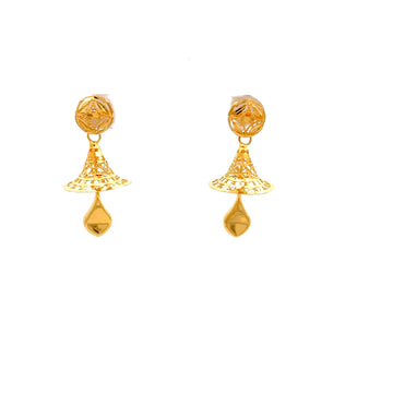 Jahnvi Gold Earrings