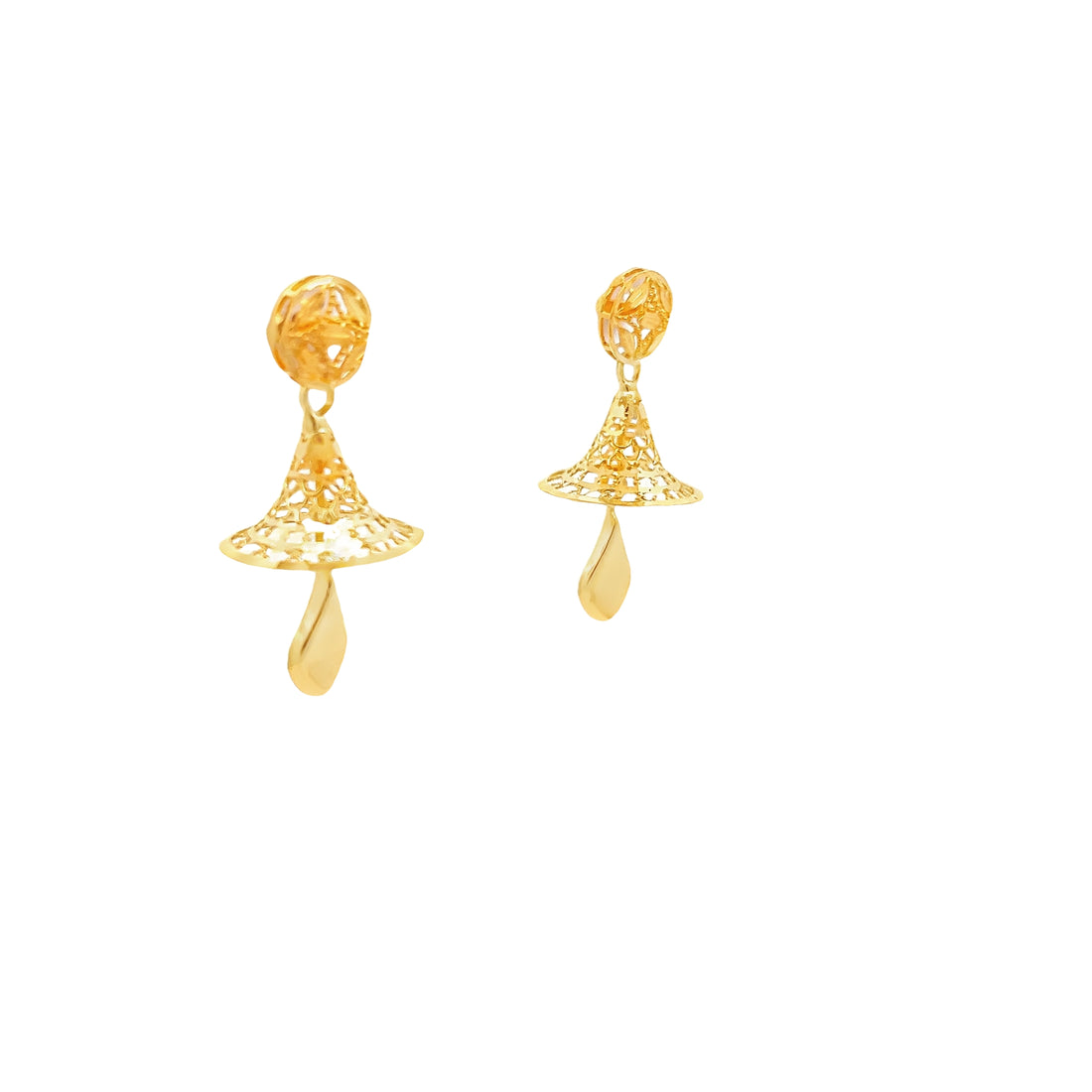 Jahnvi Gold Earrings