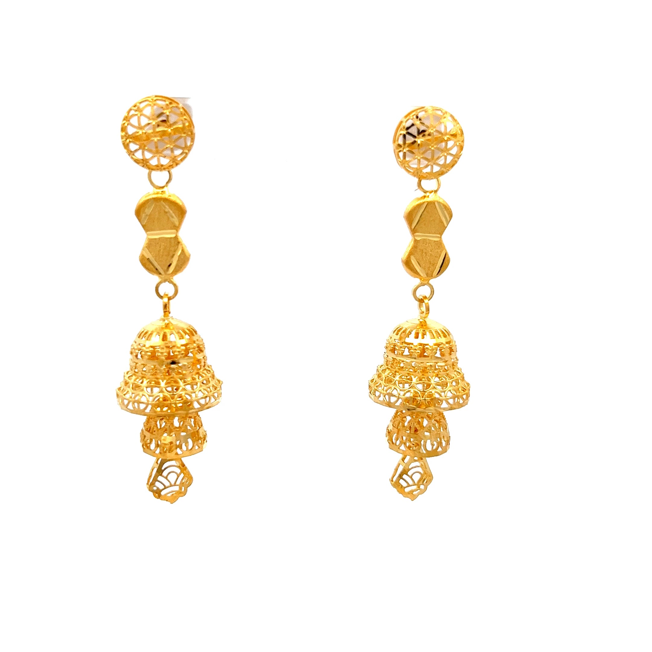 Mishika Gold Earrings