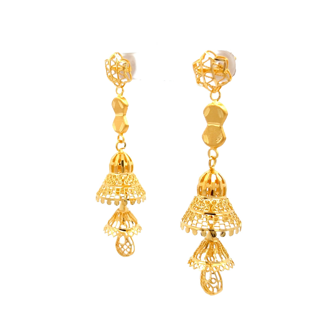 Rishvi Gold Earrings