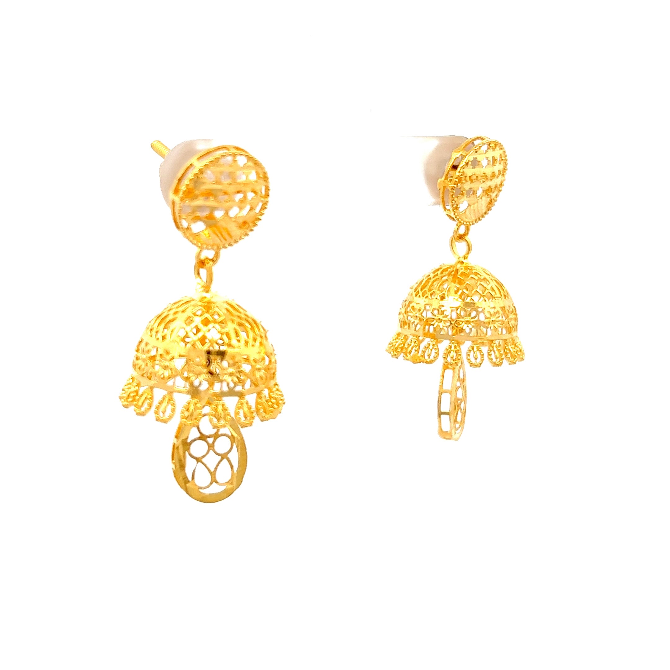 Tanvi Gold Earrings