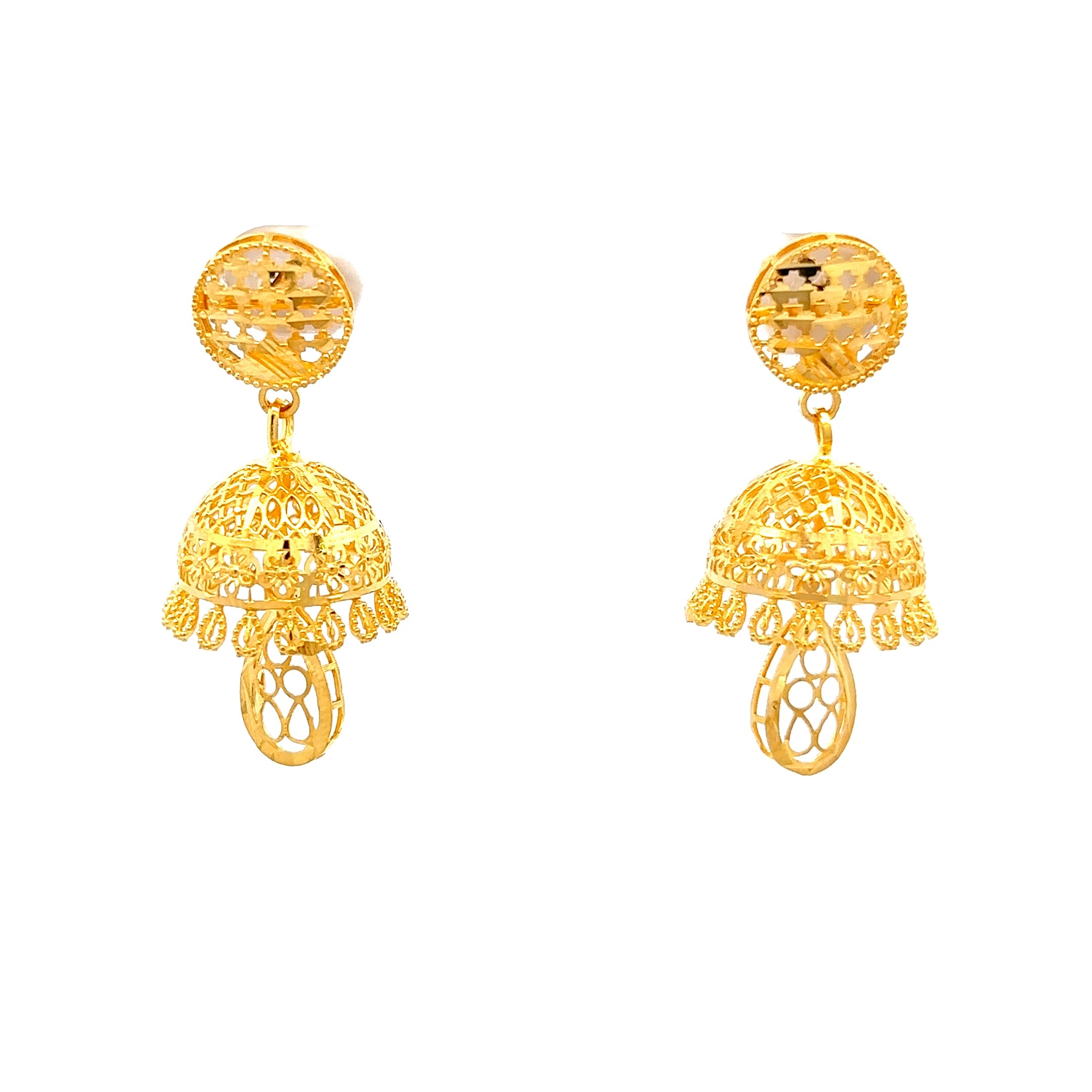 Tanvi Gold Earrings