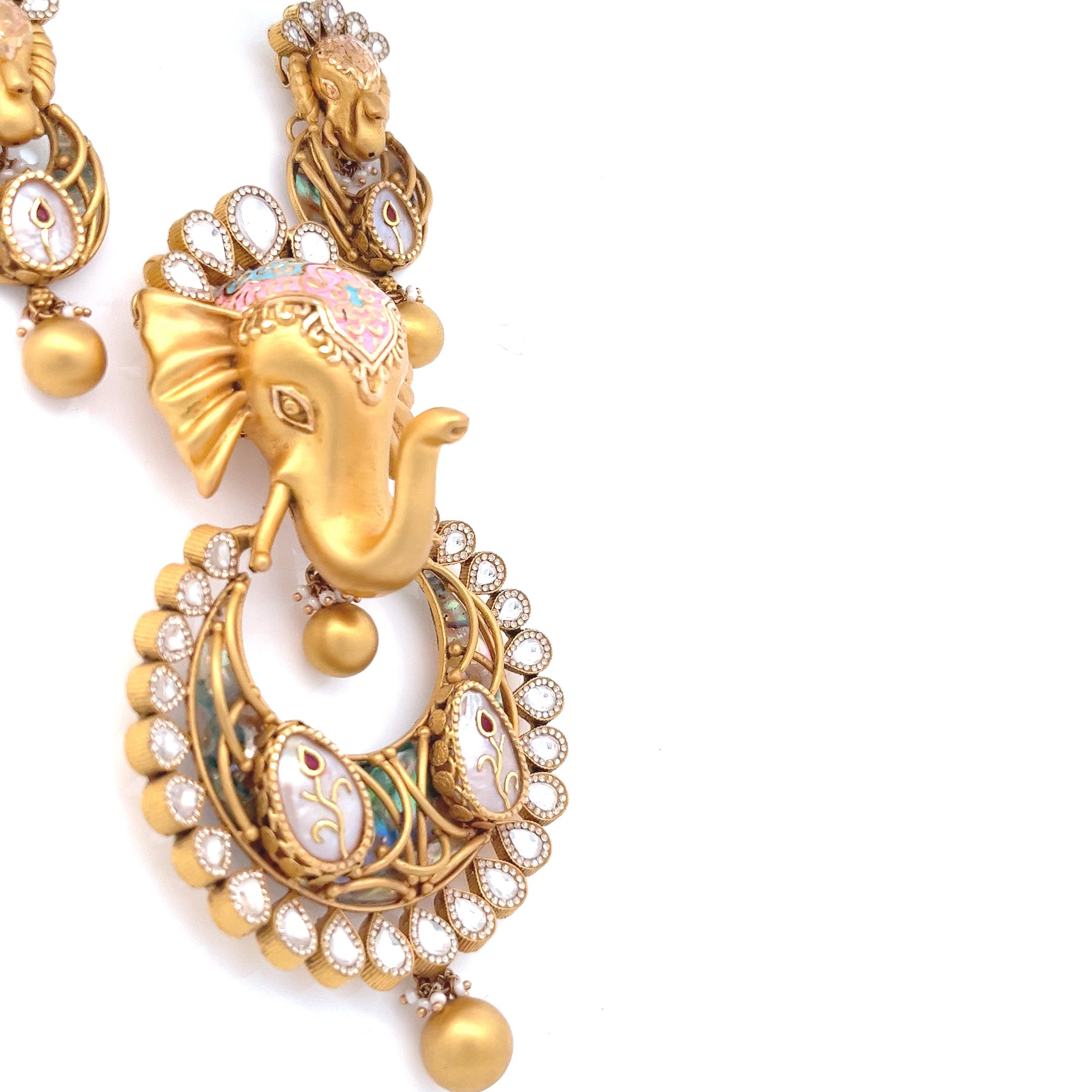 Ahana Gold Pendant Set