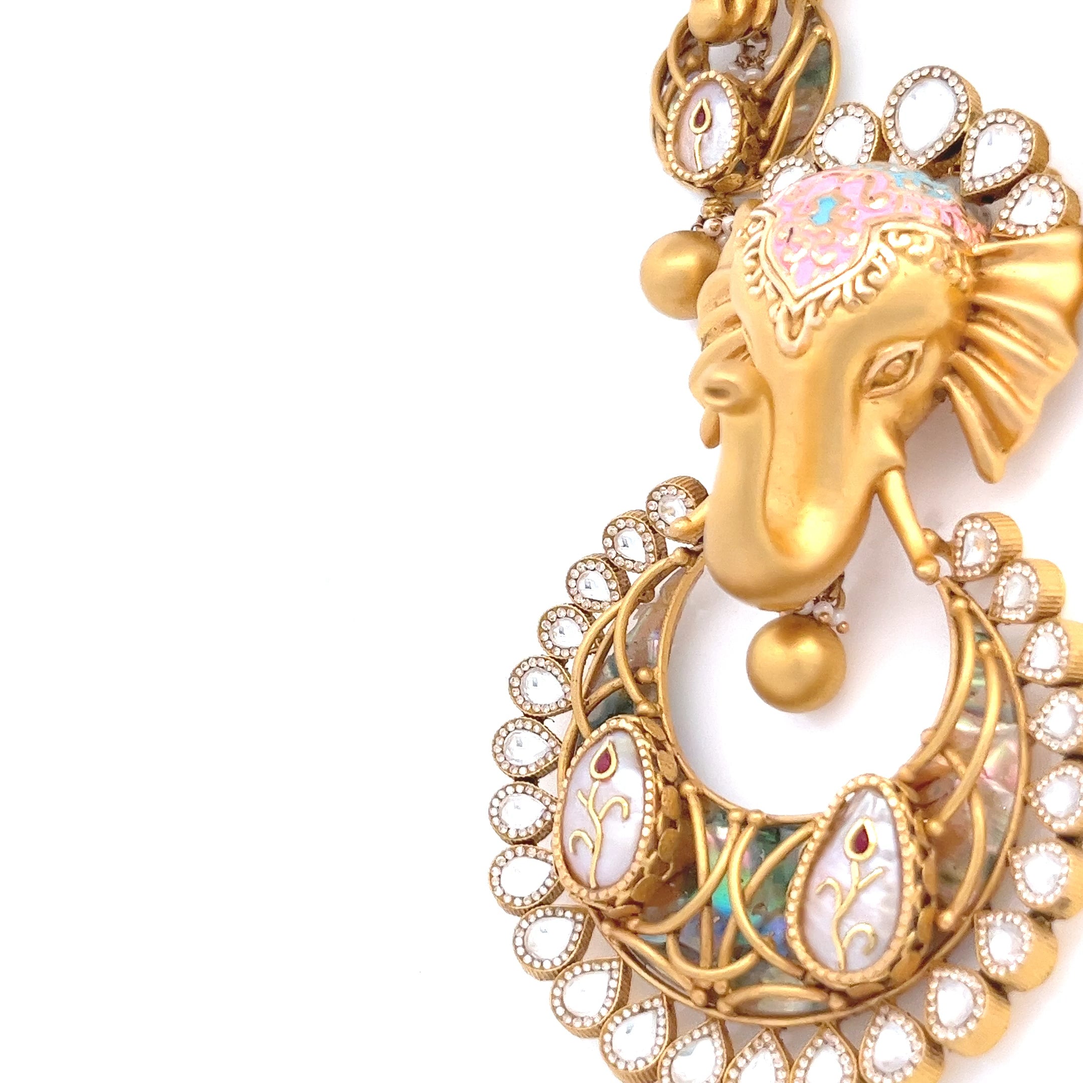 Ahana Gold Pendant Set