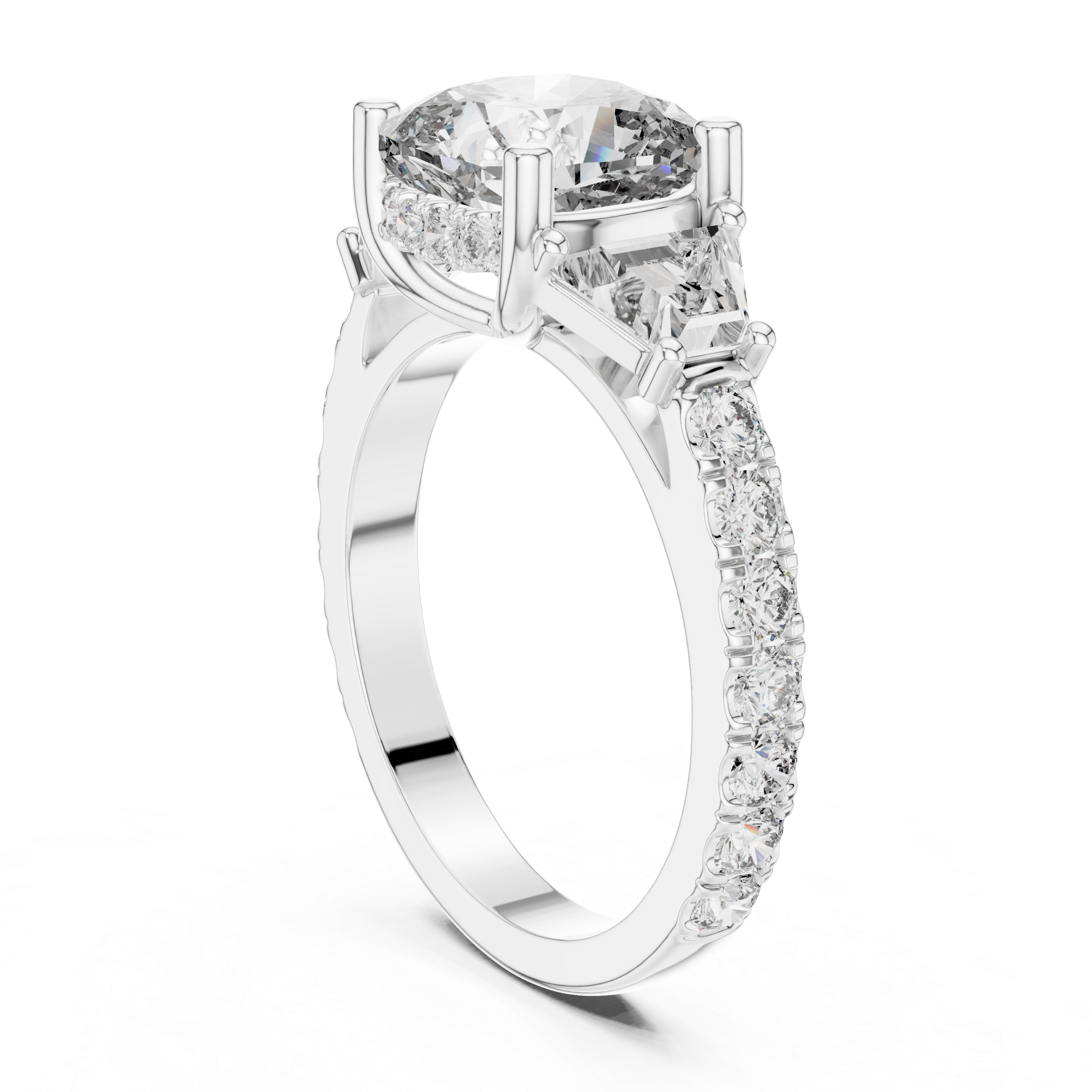 Bianca Three Stone Ring