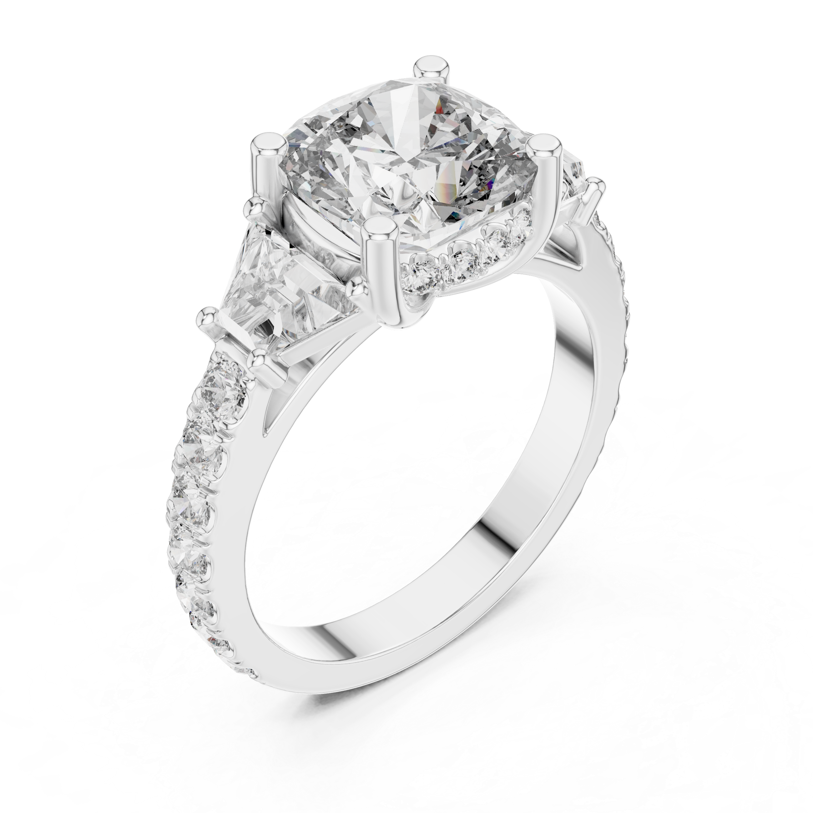 Bianca Three Stone Ring
