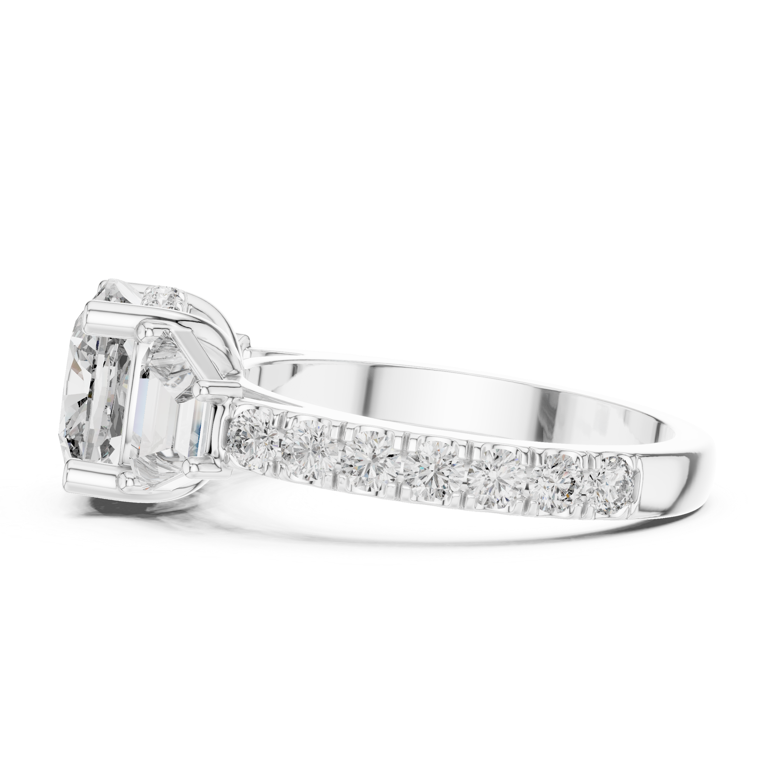 Bianca Three Stone Ring