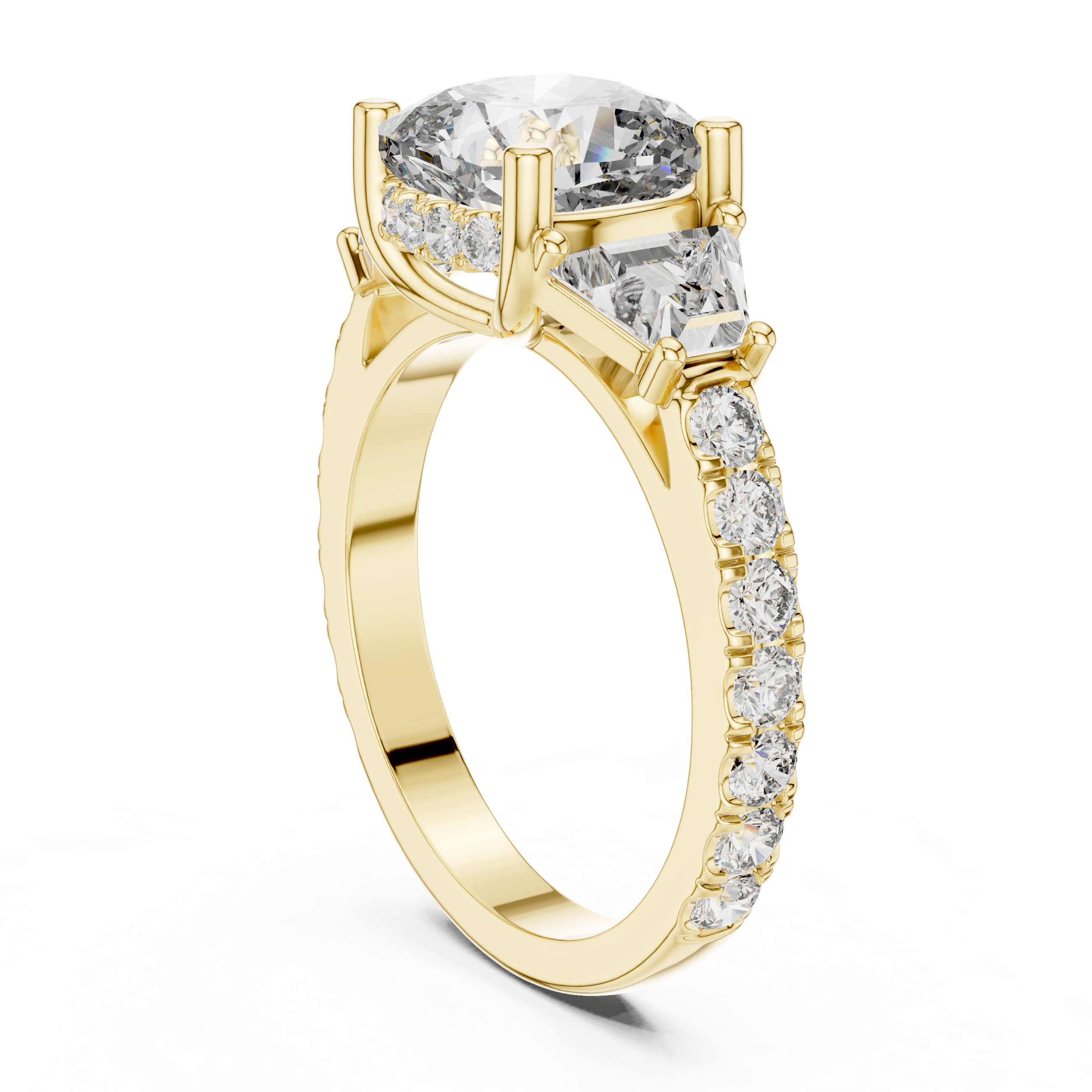Bianca Three Stone Ring