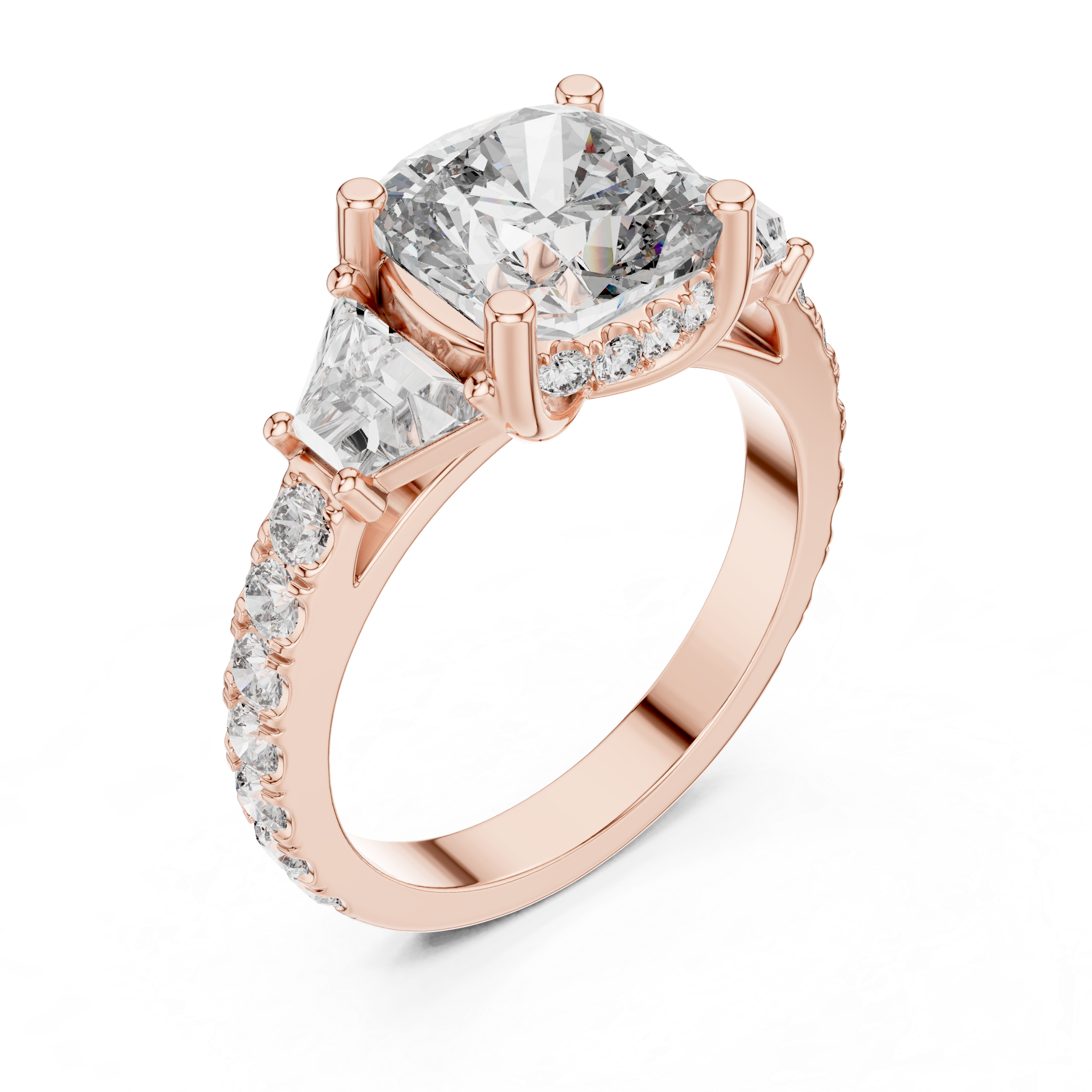 Bianca Three Stone Ring