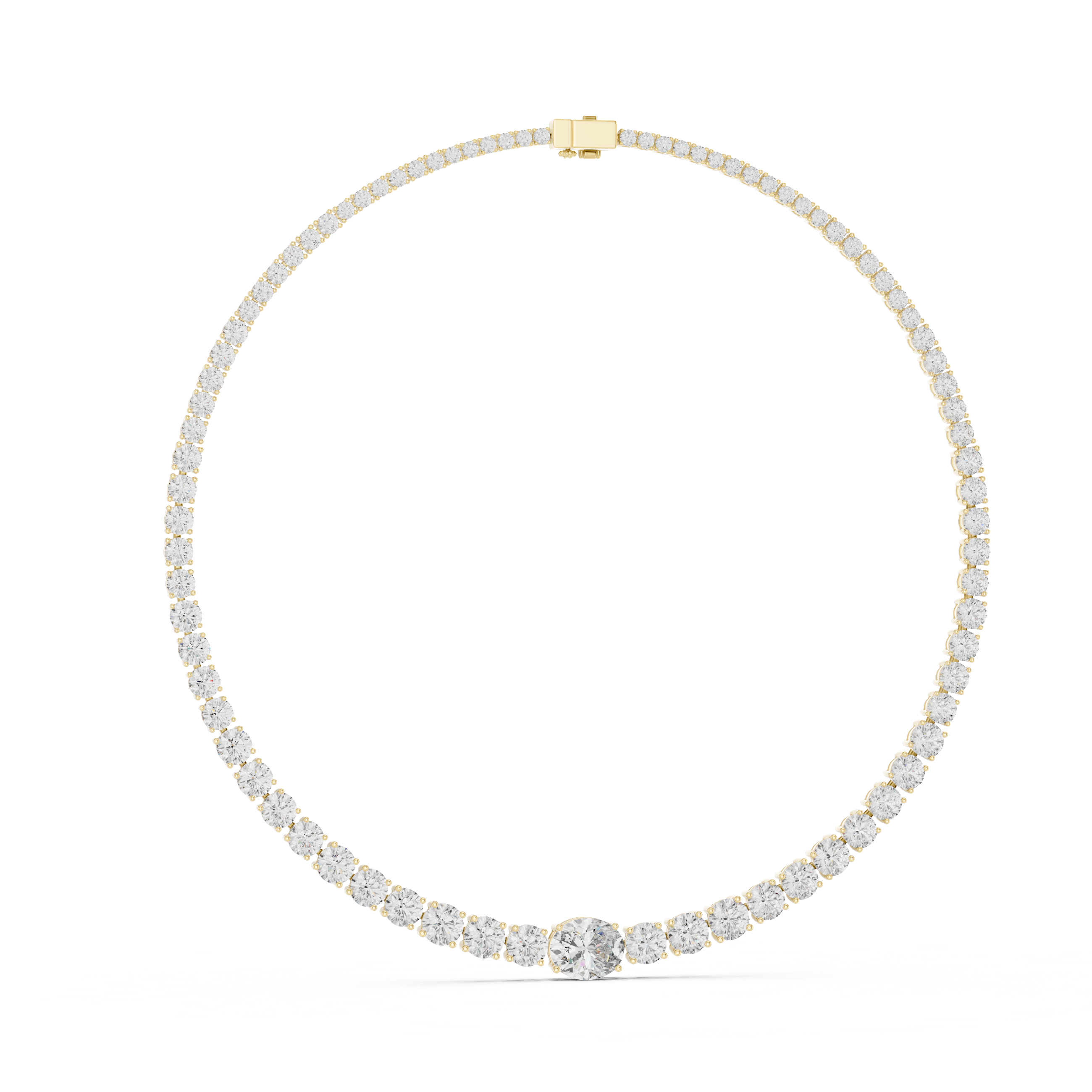 Arista Solitaire Necklace