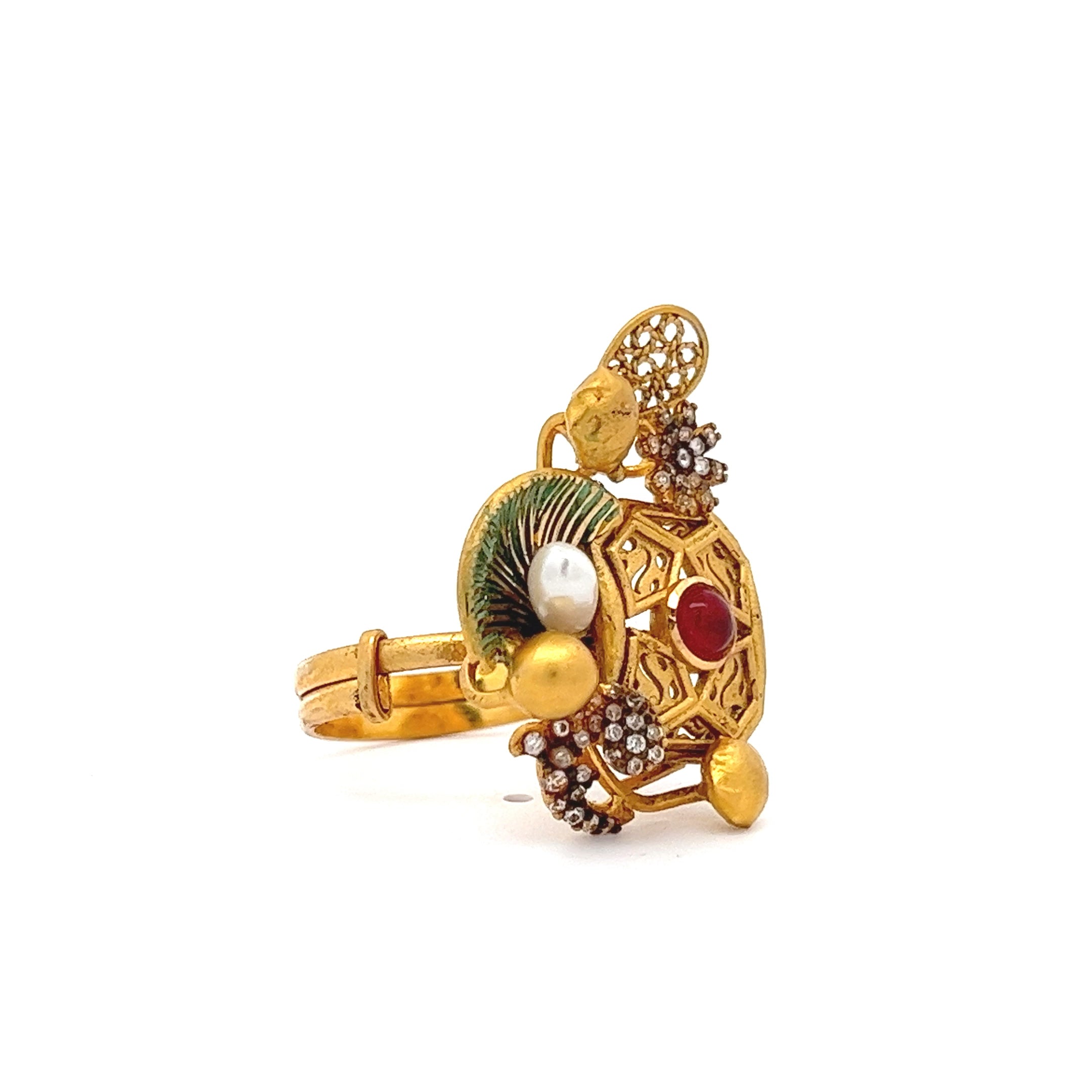 Advika Gold Ring