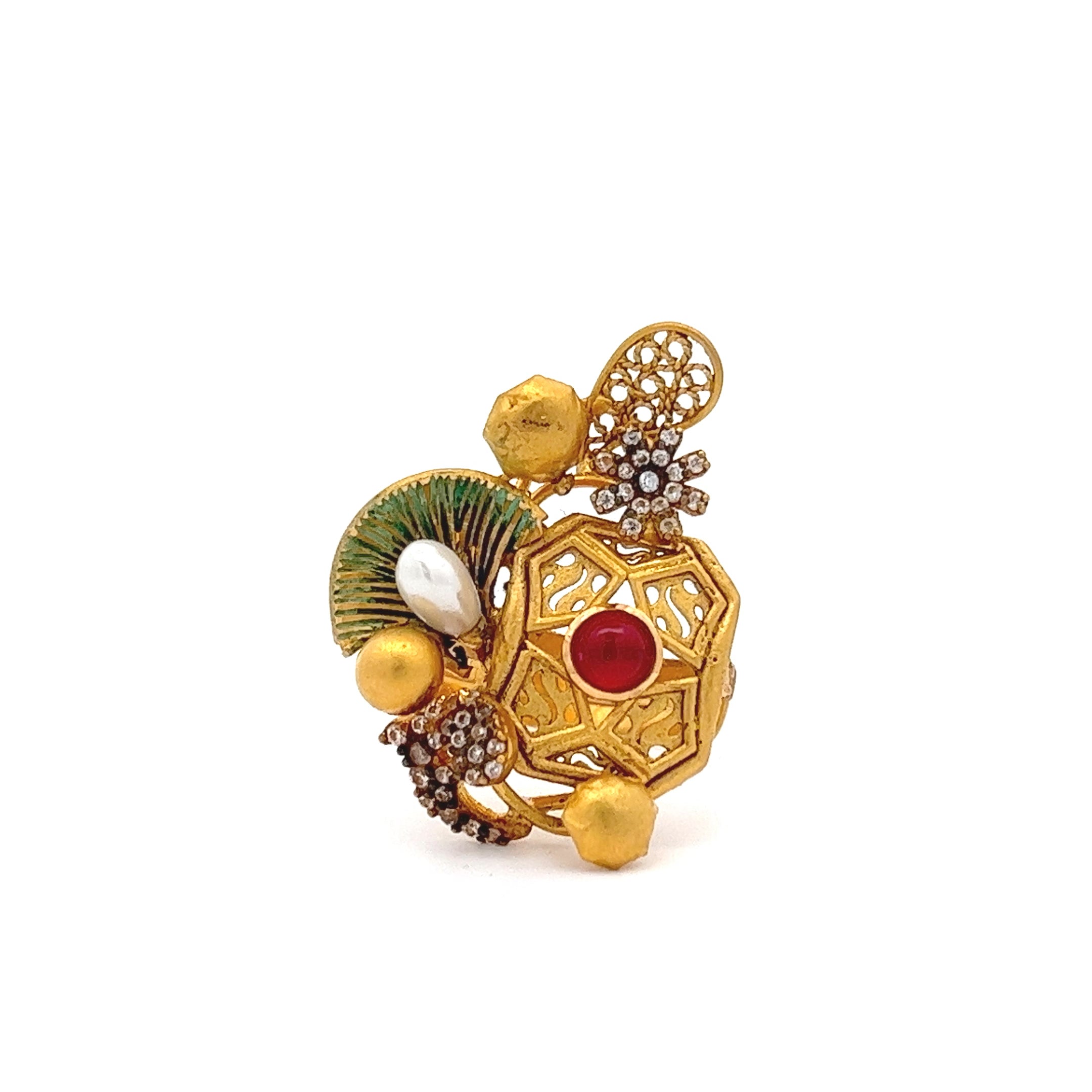 Advika Gold Ring