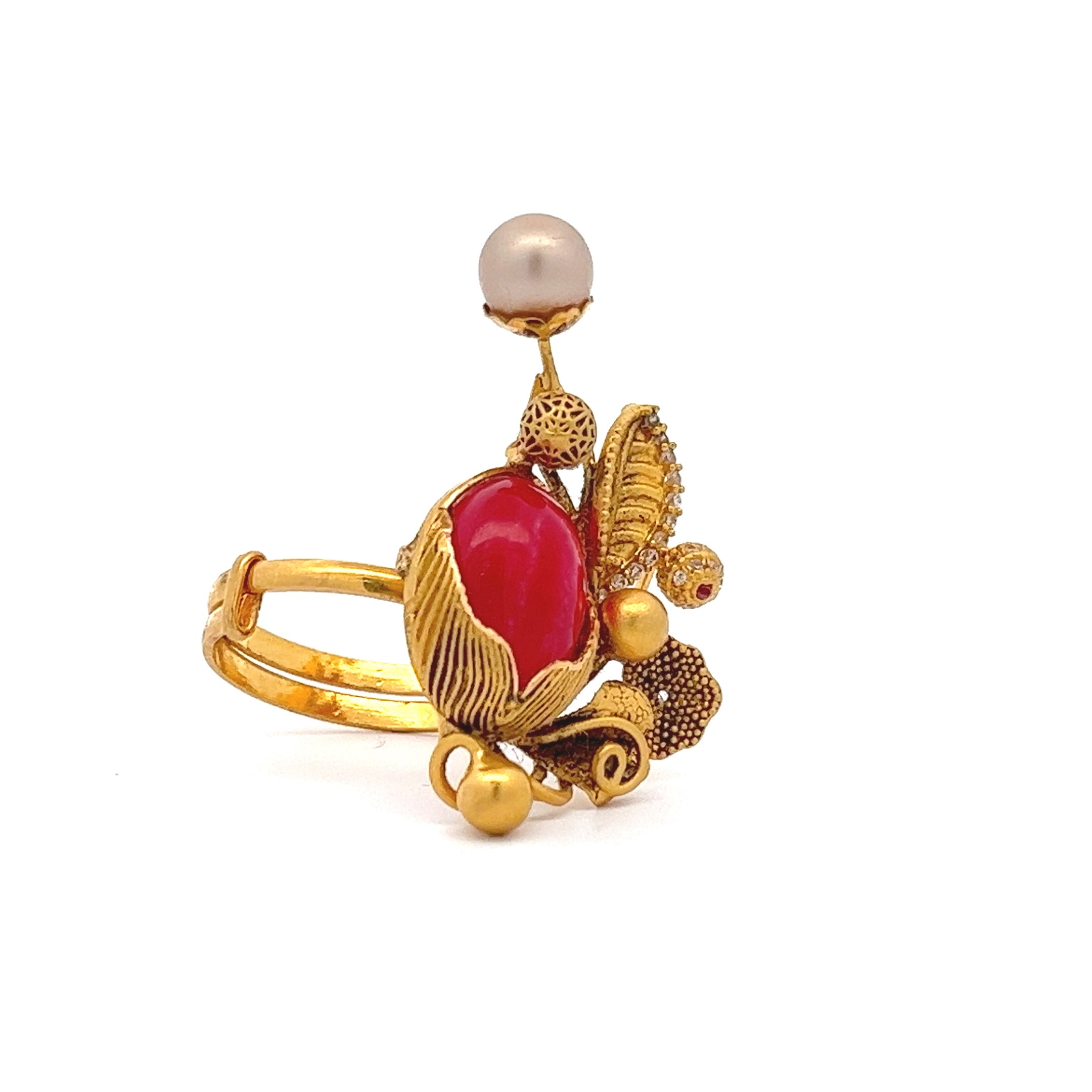 Nithya Gold Ring