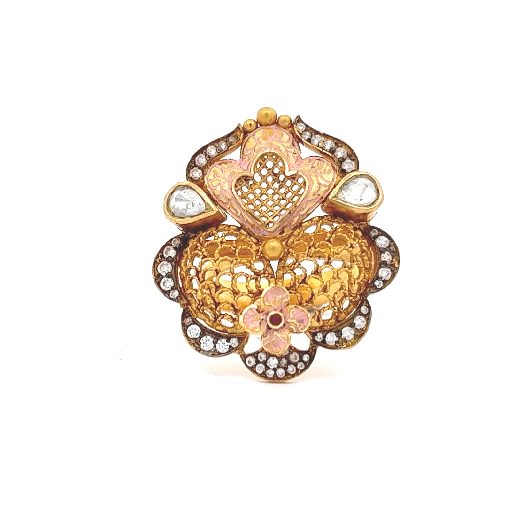 Esha Gold Ring