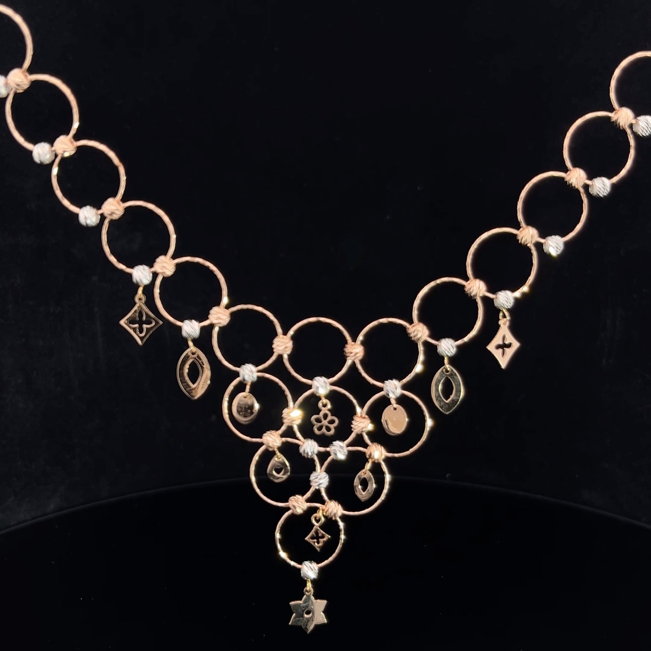 Hrida Gold Necklace Sets