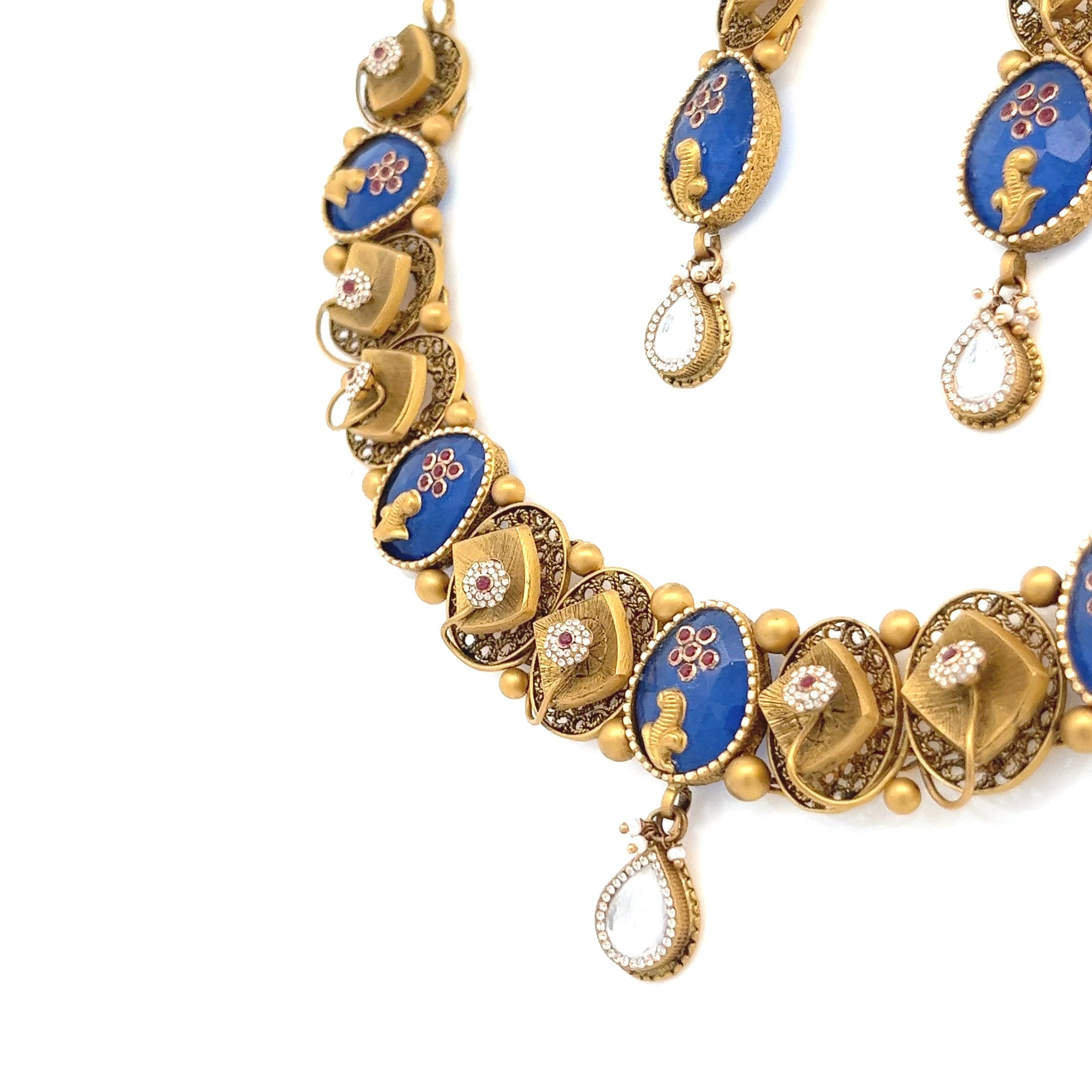 Asha  Gold Necklace Set