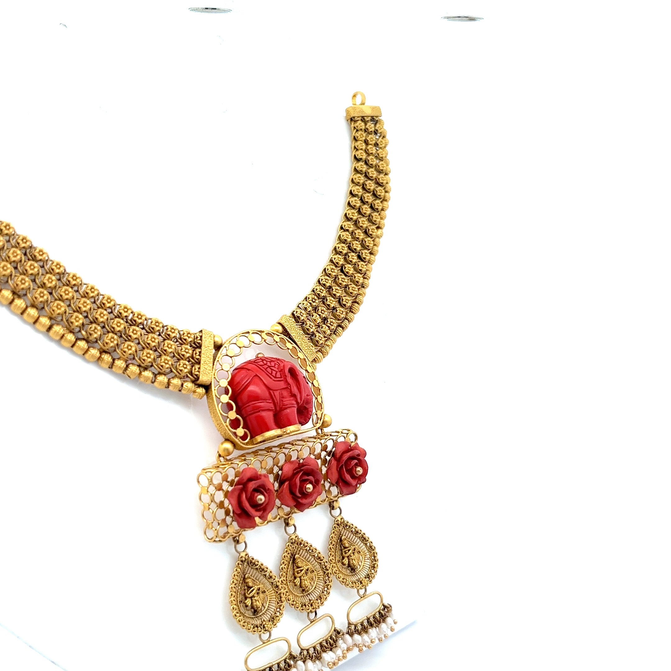 Hira Gold Necklace Set