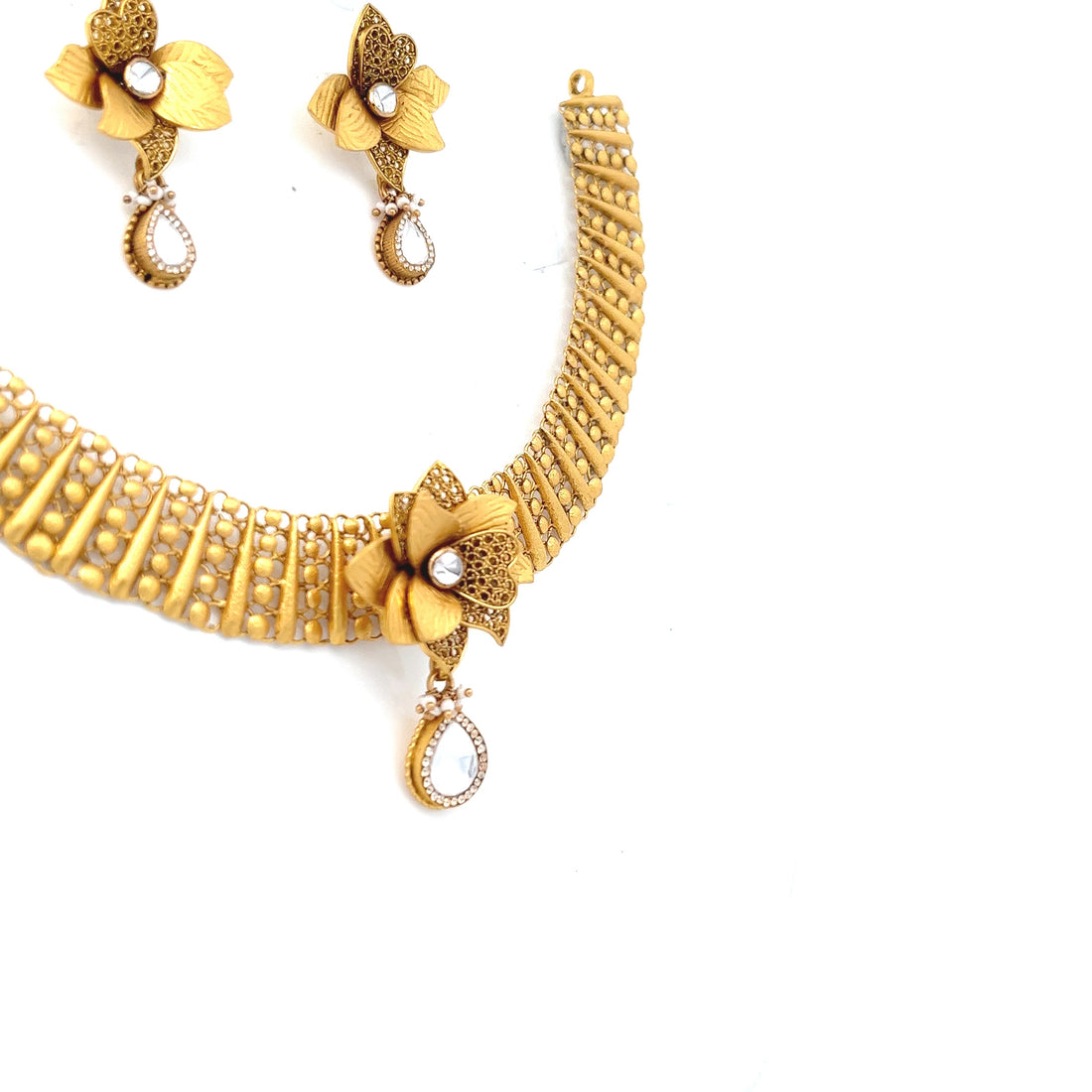 Mira Gold Necklace Set