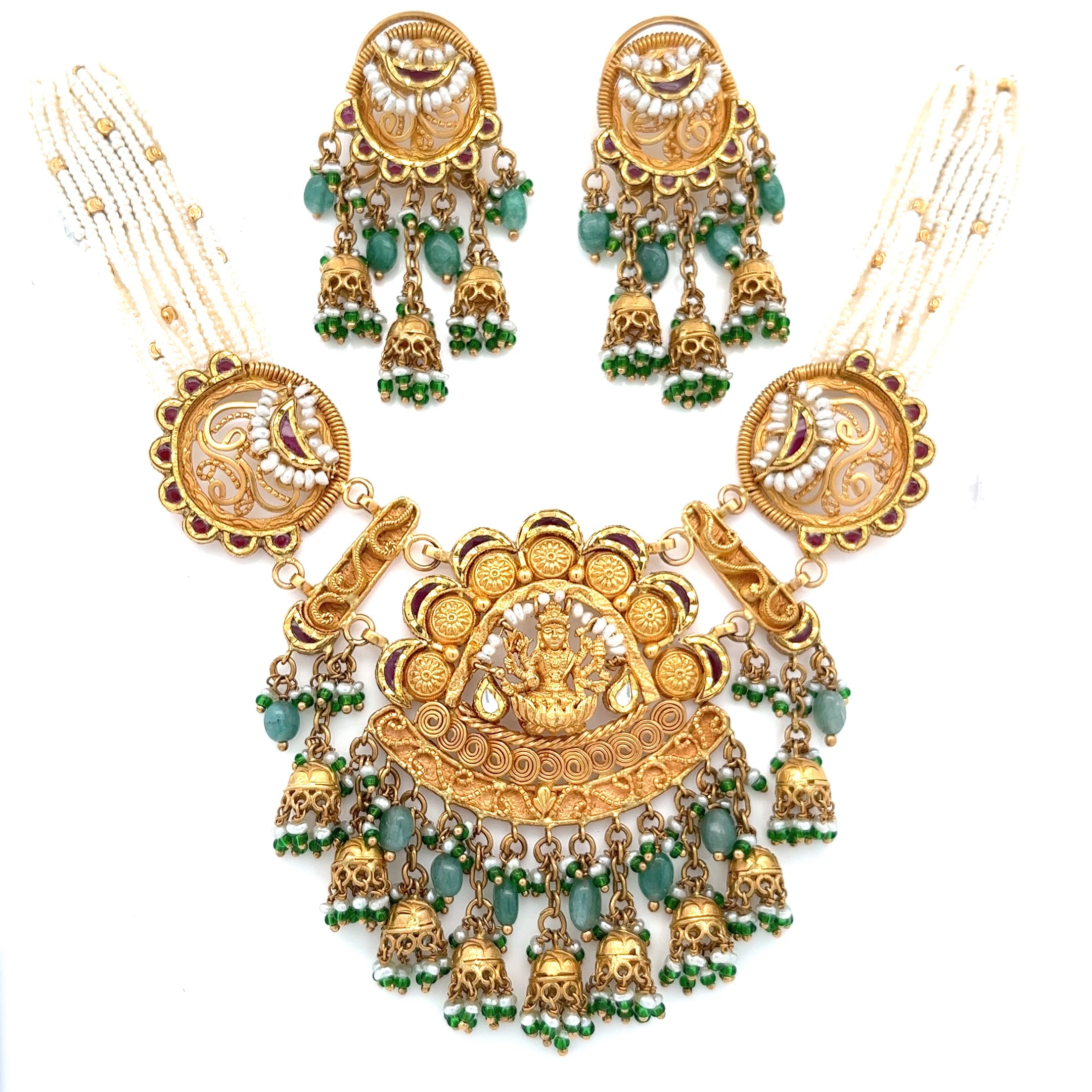 Nila Gold Necklace Set
