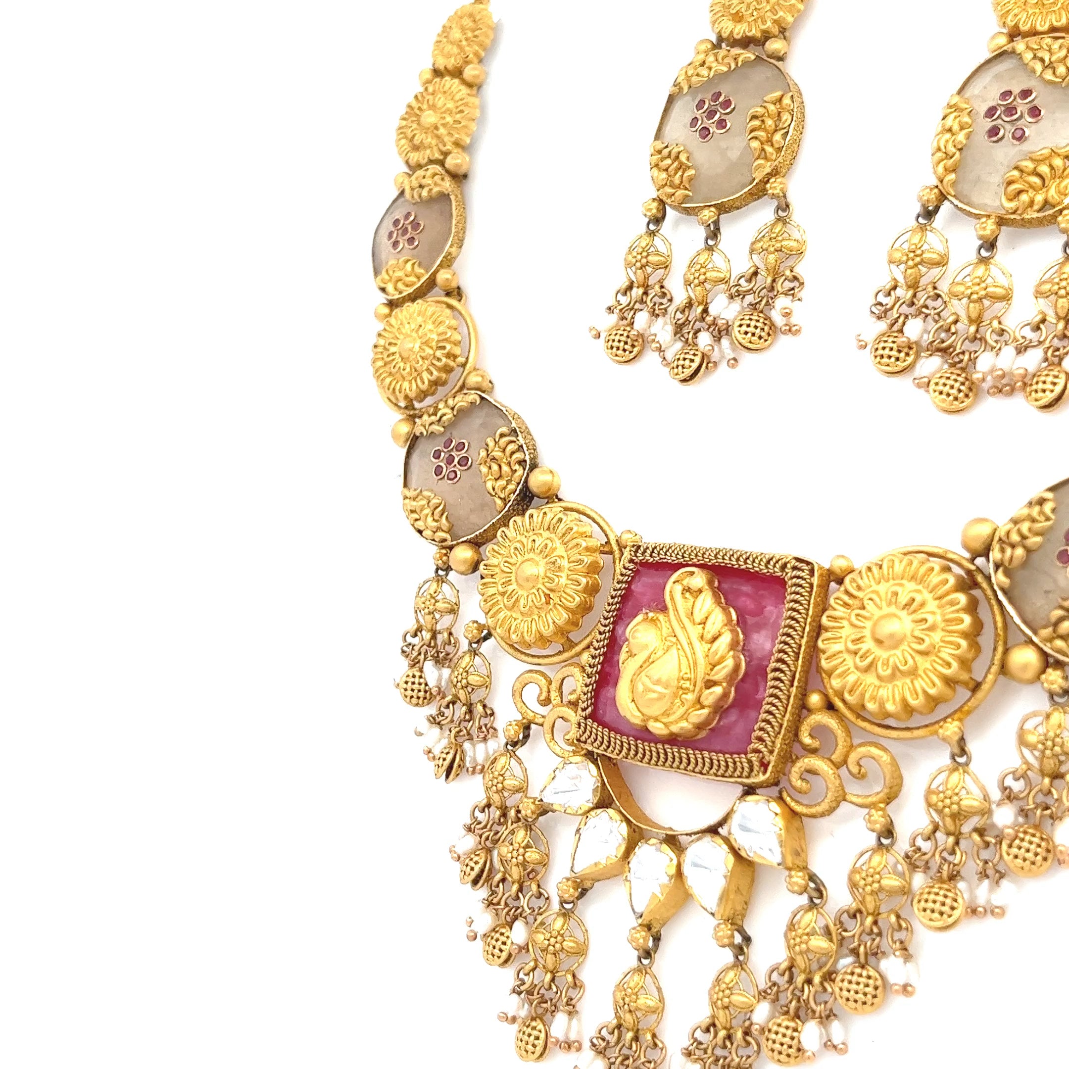 Madhu Gold Necklace Set