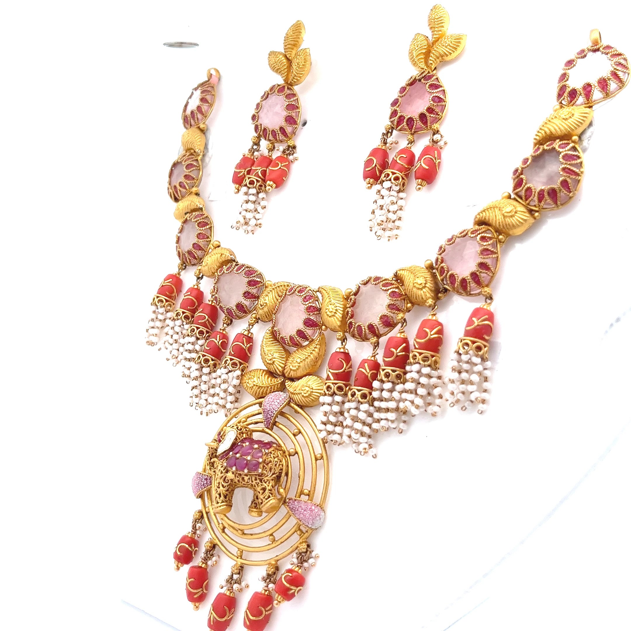 Seema Gold Necklace Set