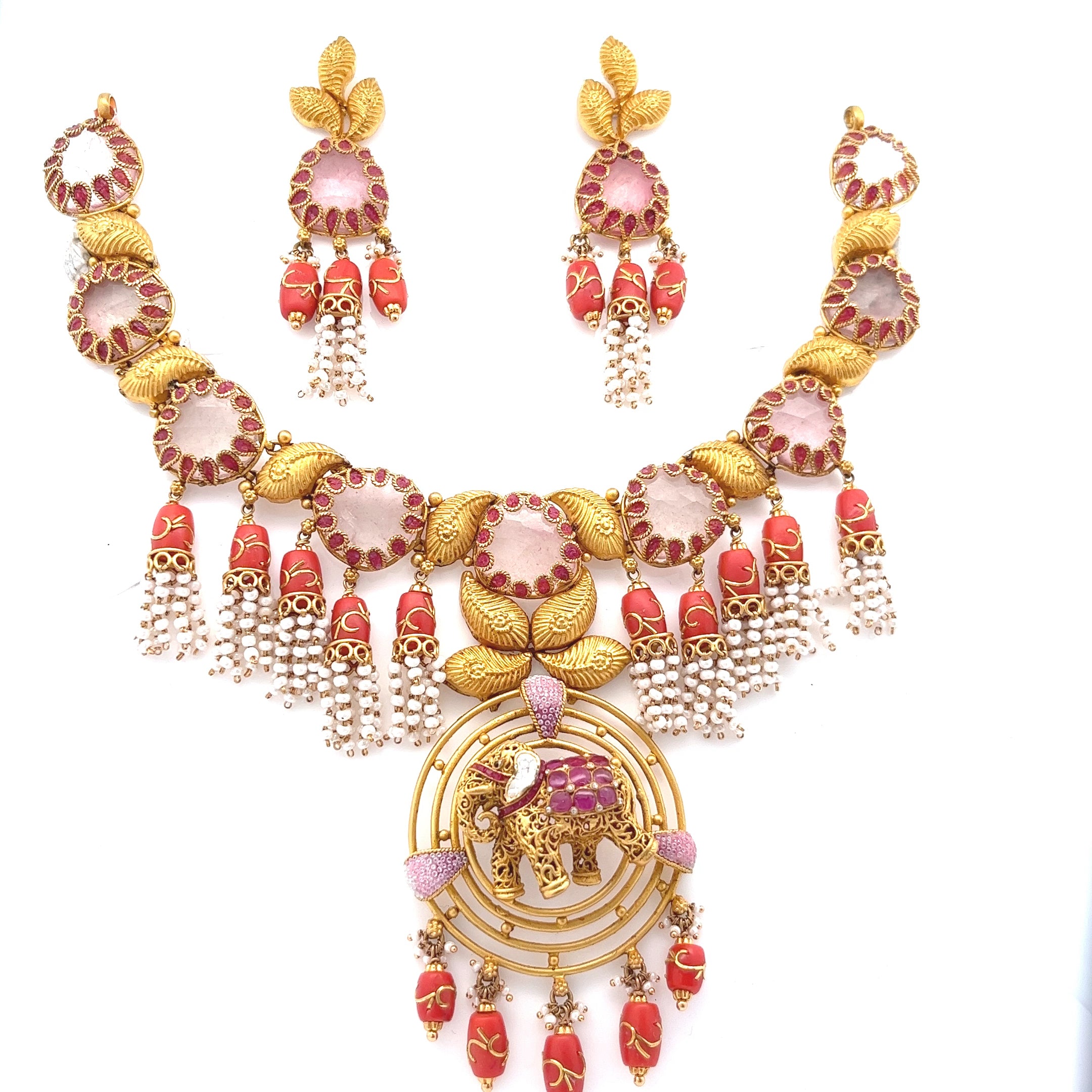 Seema Gold Necklace Set