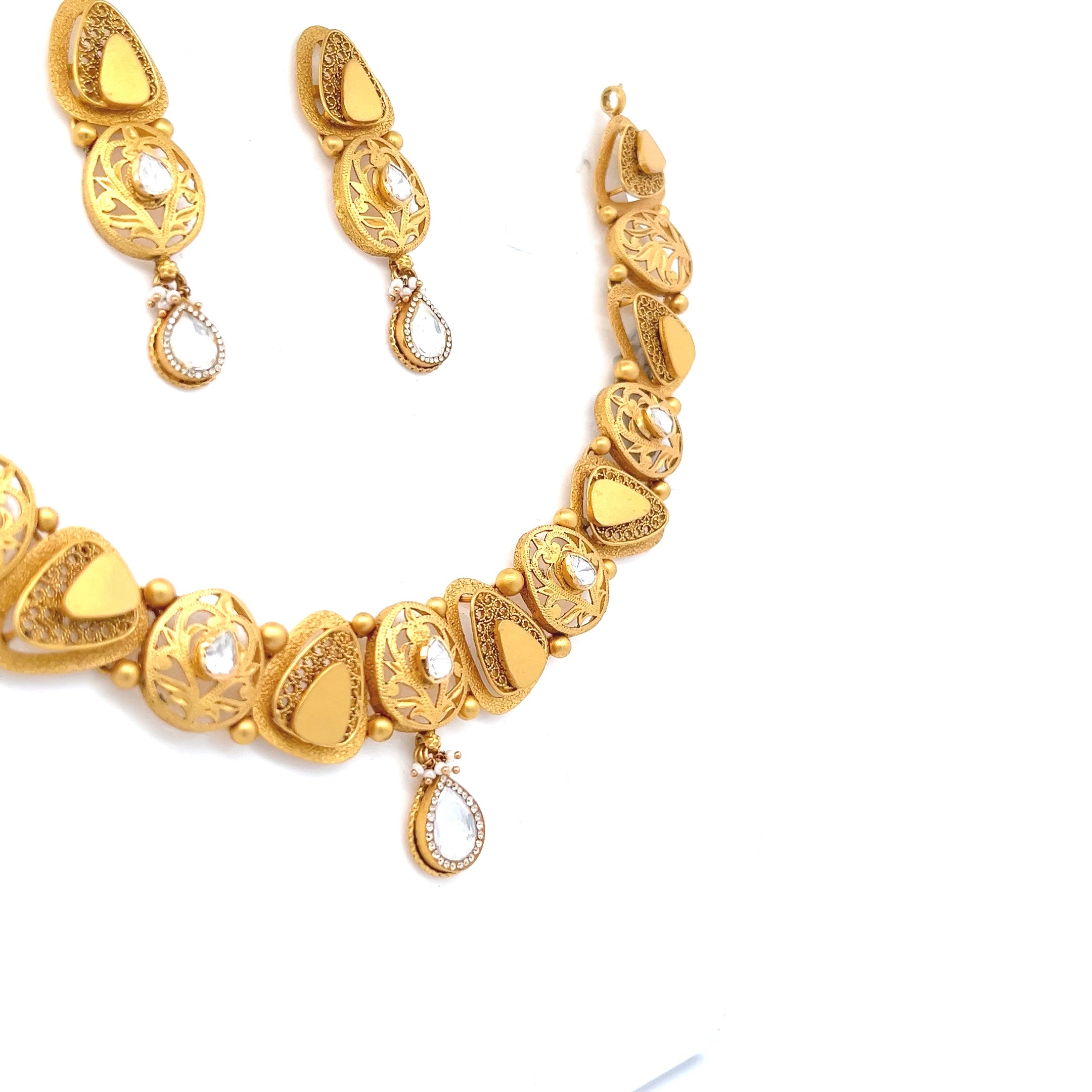 Shanti Gold Necklace Set