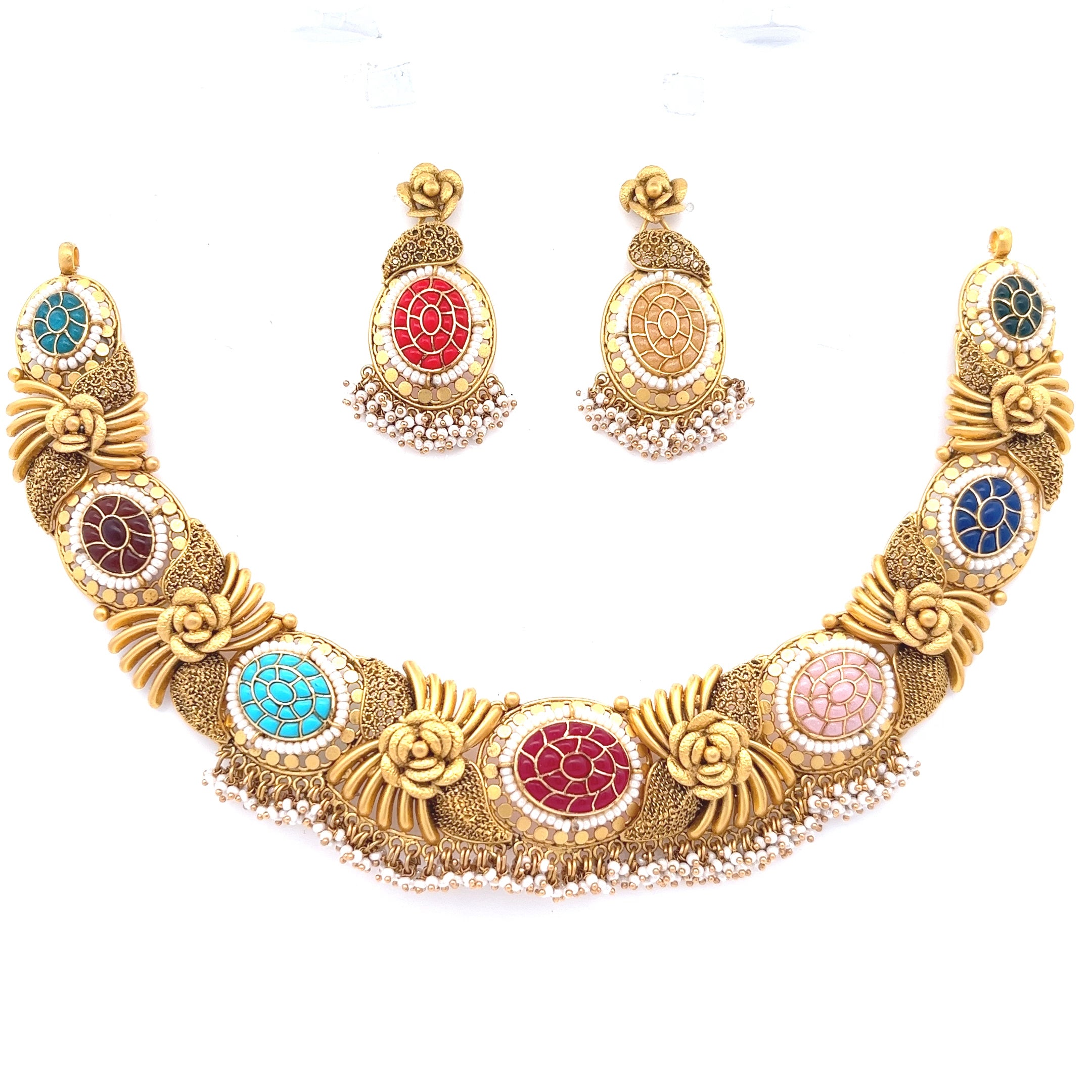 Nirvi Gold Necklace