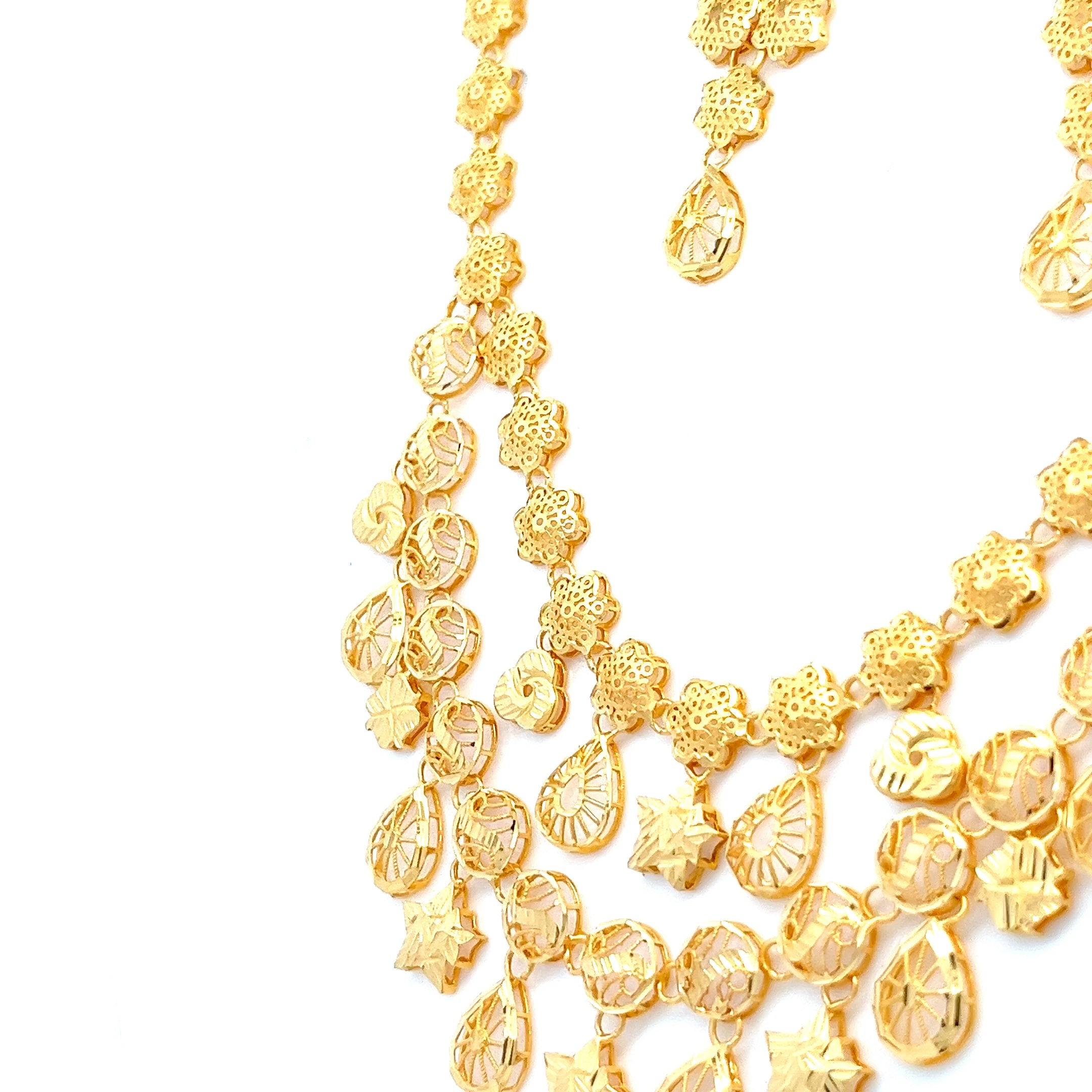 Prisha Gold Necklace