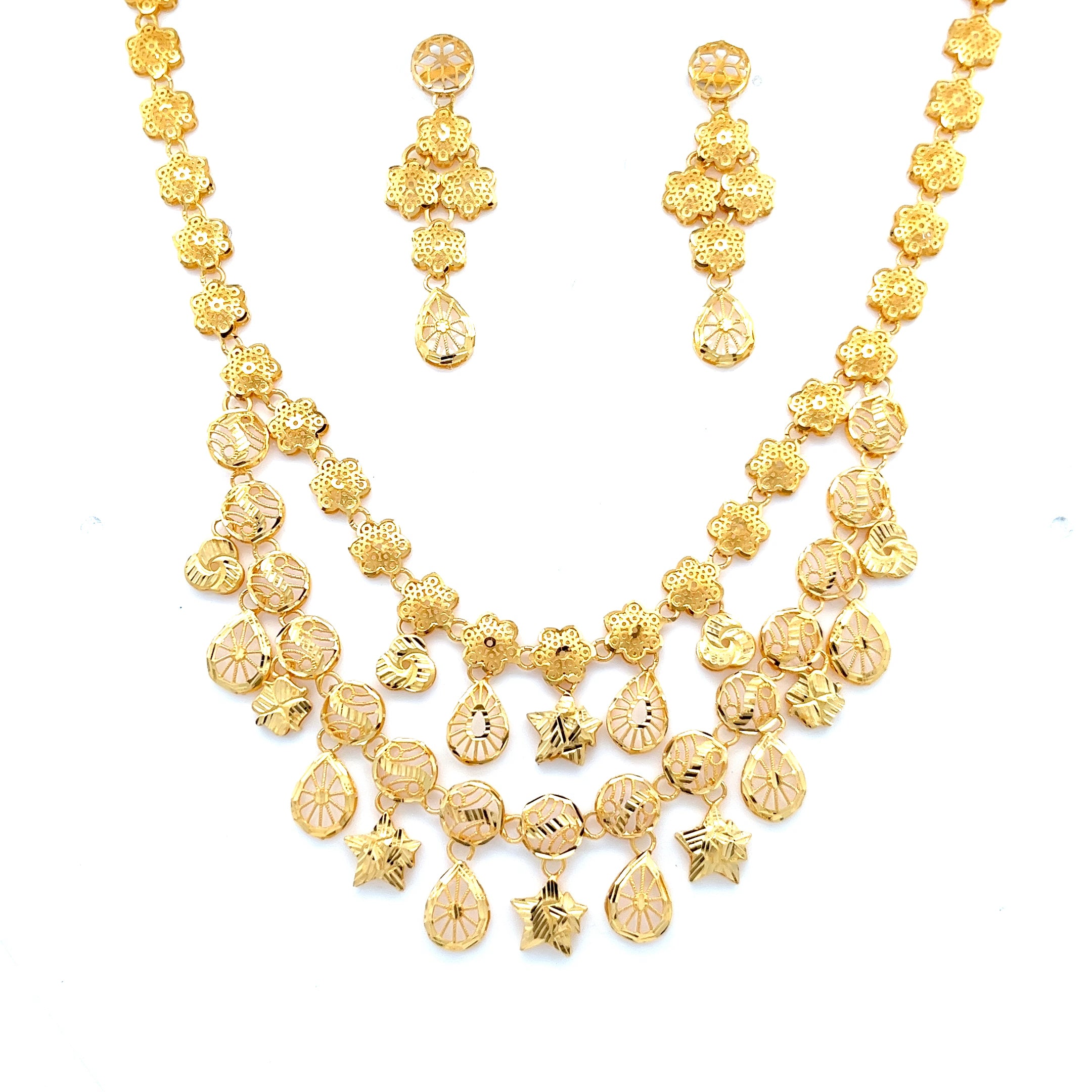 Prisha Gold Necklace