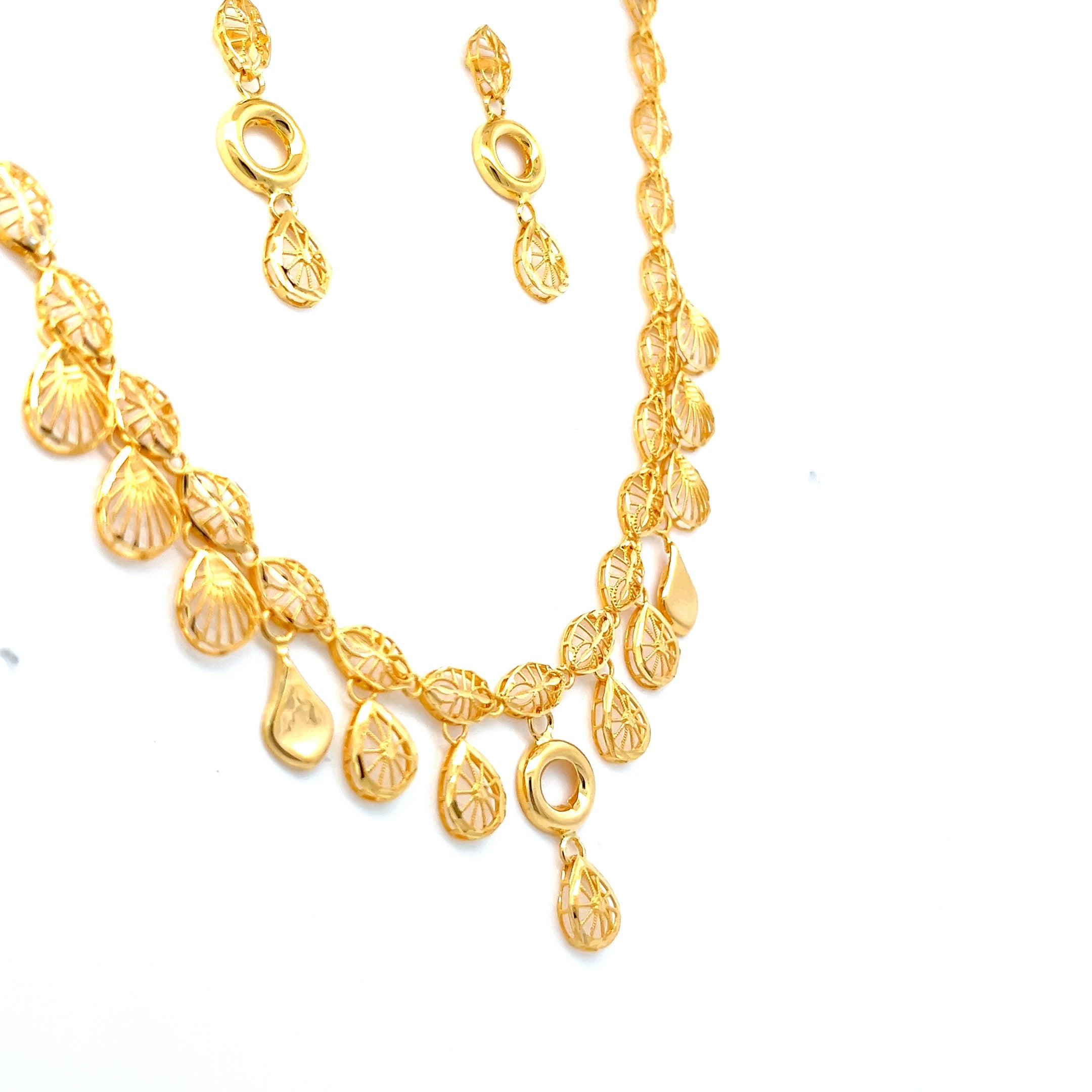 Sunidhi Gold Necklace