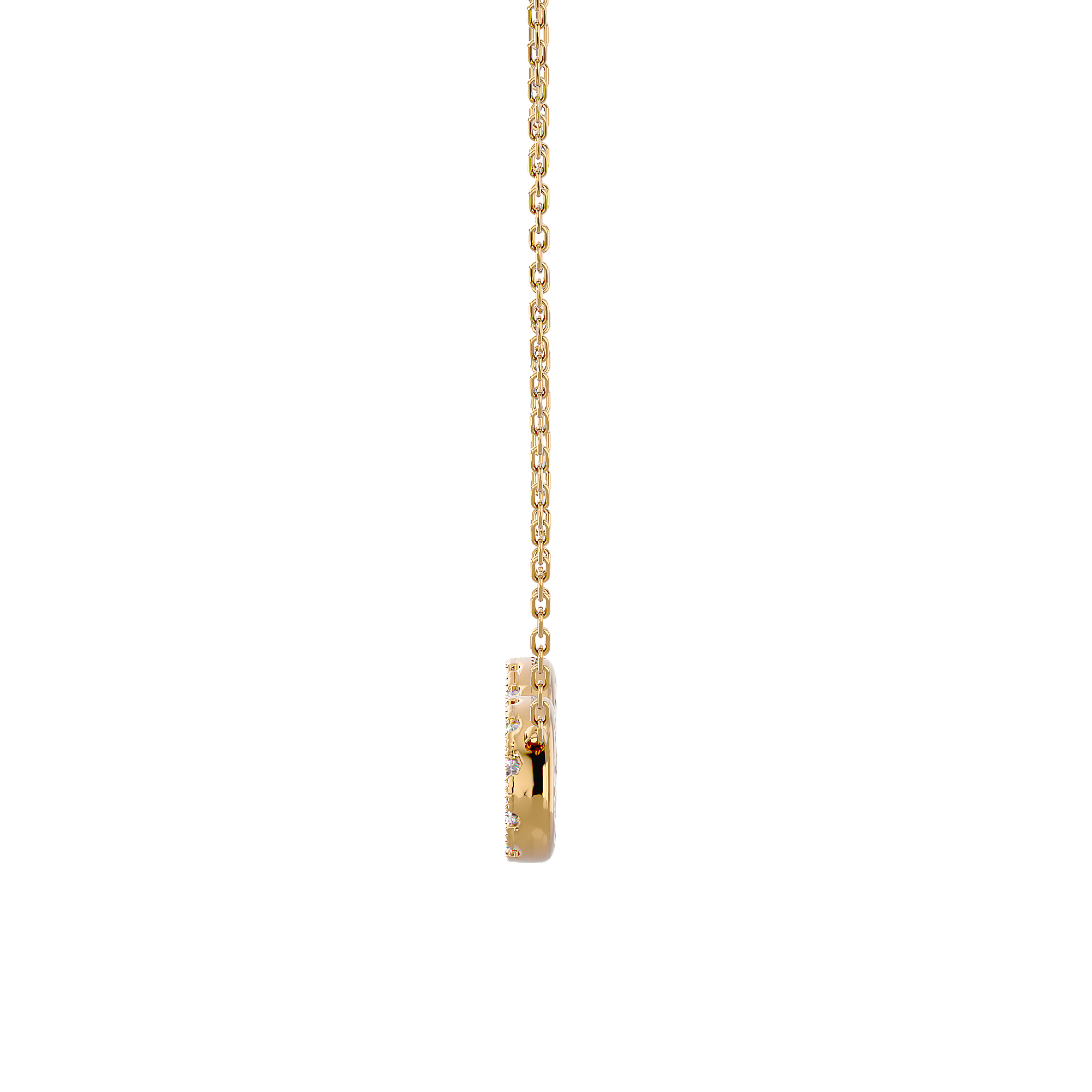 Zinnia Diamond Pendant