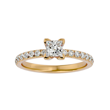 Daisy Solitaire Ring