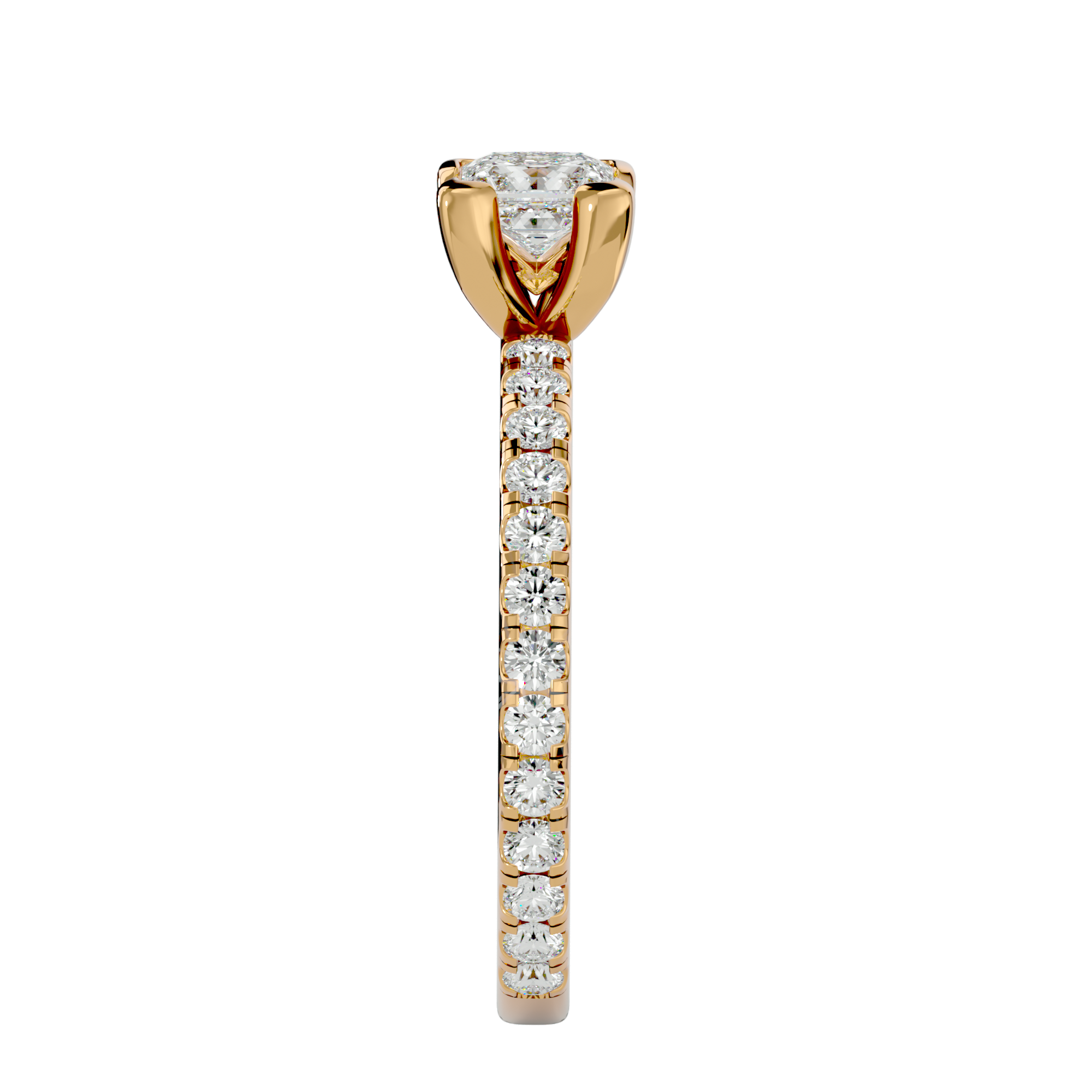Daisy Solitaire Ring