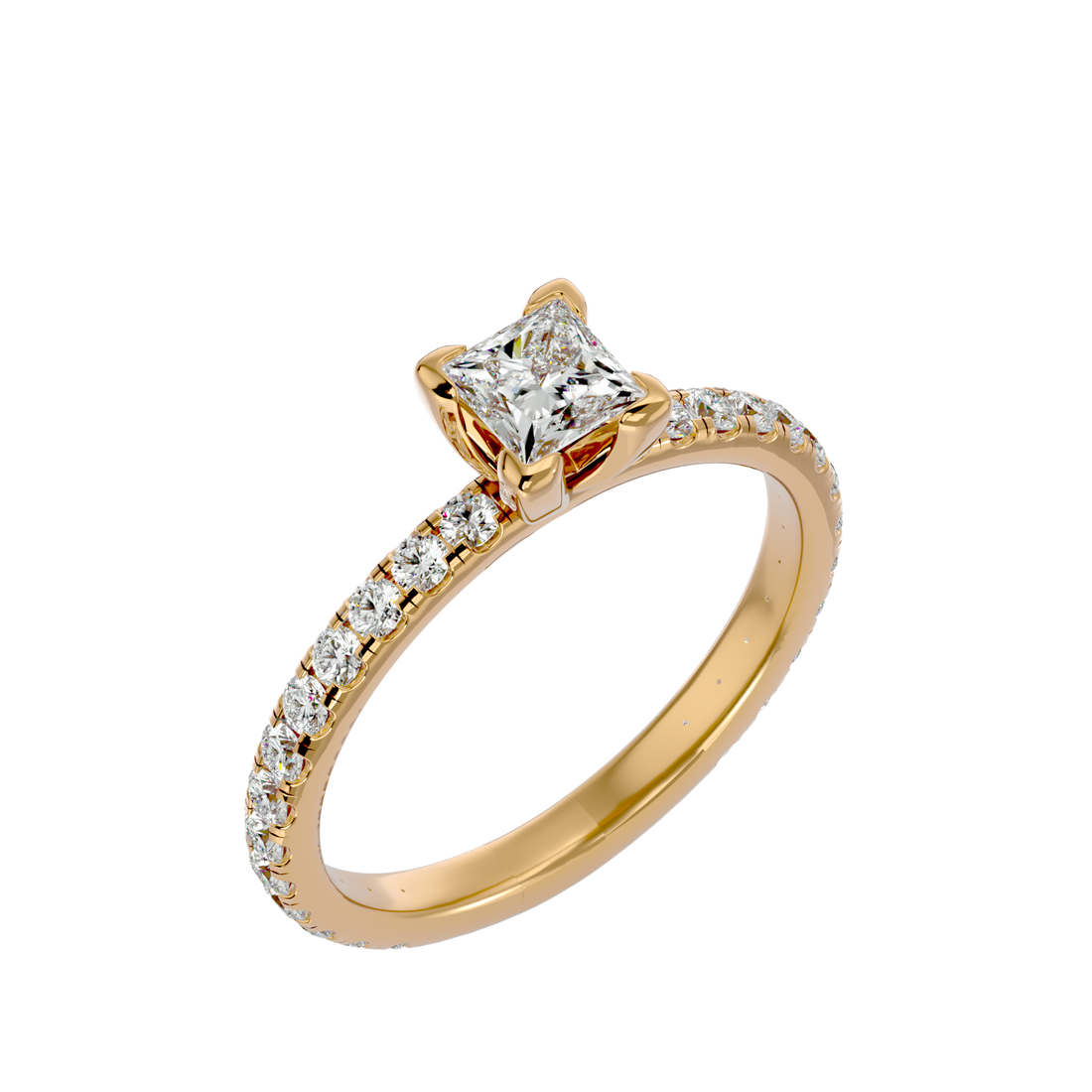 Daisy Solitaire Ring