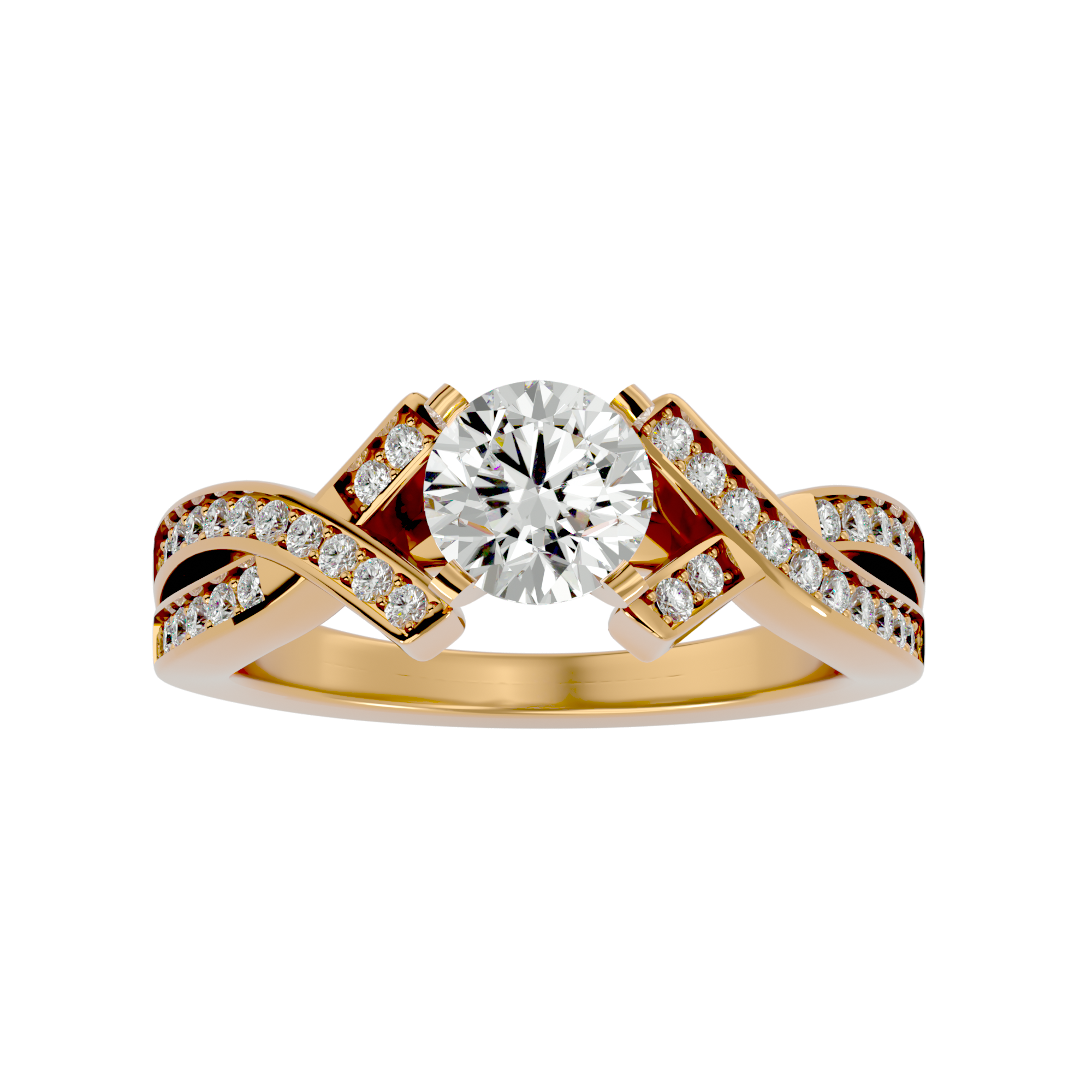 Zephyr Solitaire Ring