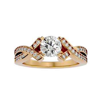 Zephyr Solitaire Ring
