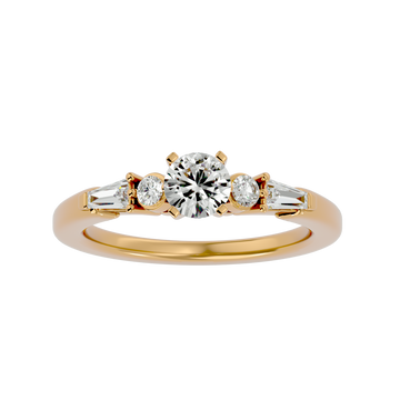 Arista Solitaire Ring