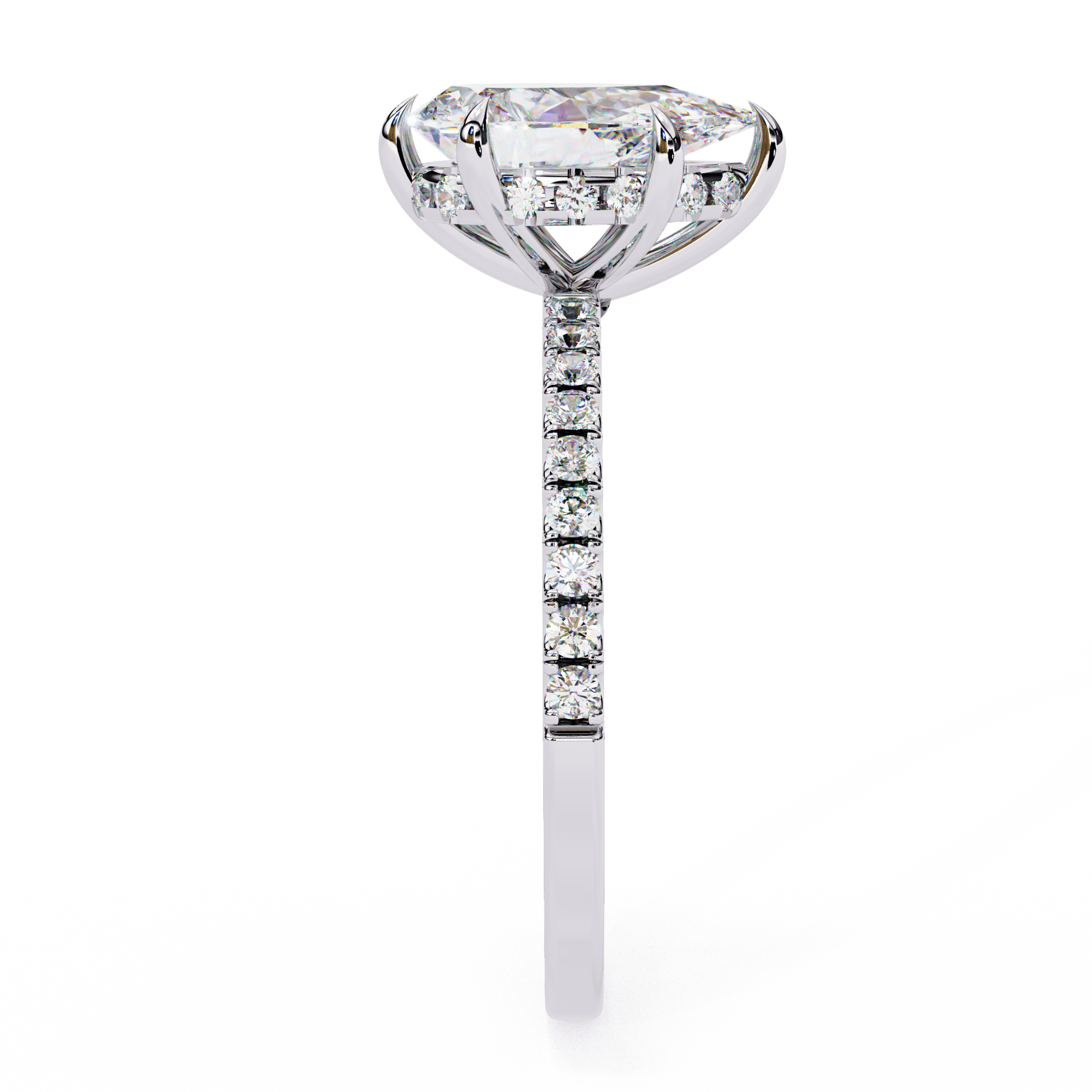 Omega Solitaire Ring