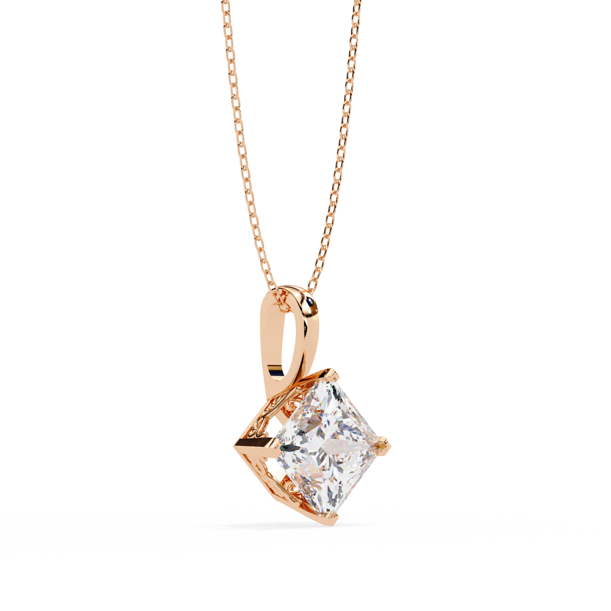 Elizabeth Solitaire Pendant