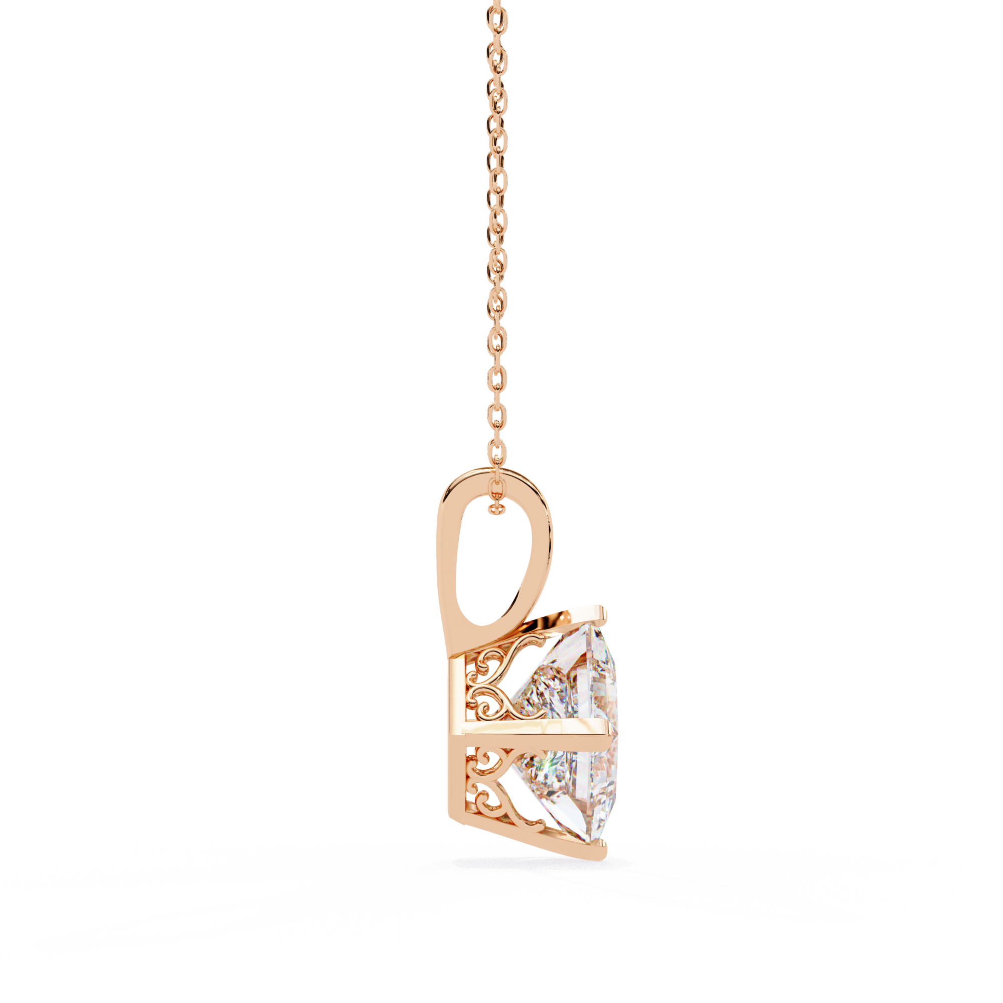 Elizabeth Solitaire Pendant