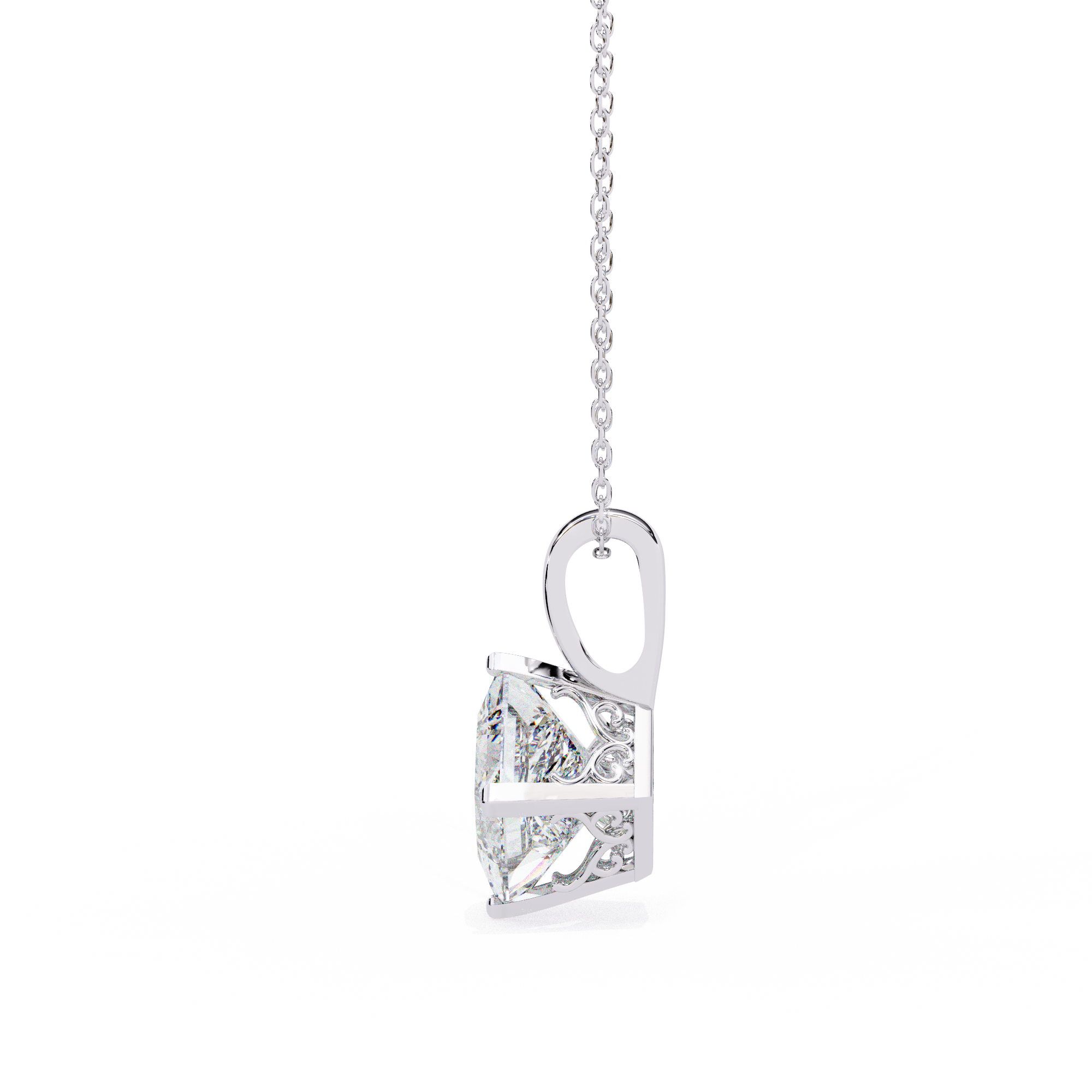 Elizabeth Solitaire Pendant