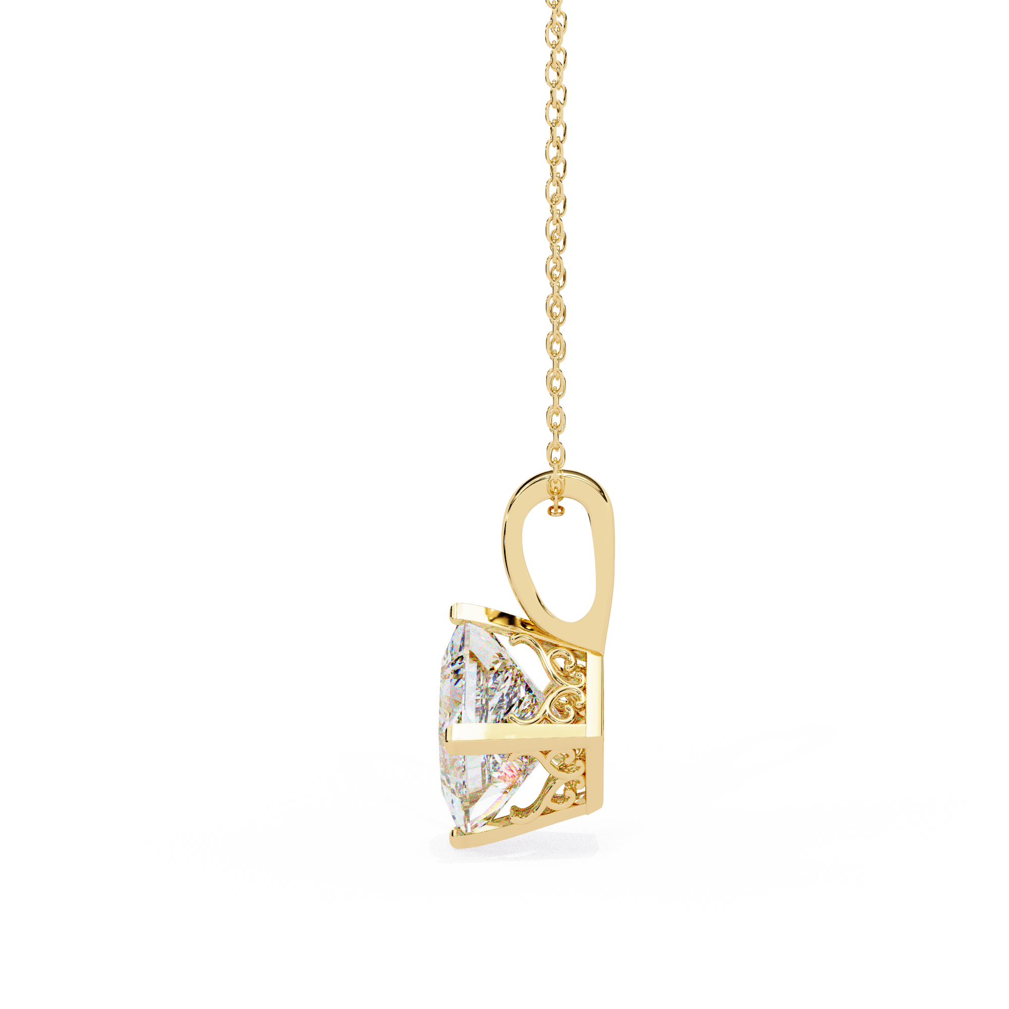 Elizabeth Solitaire Pendant
