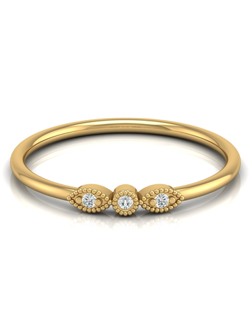 Rose Diamond Band