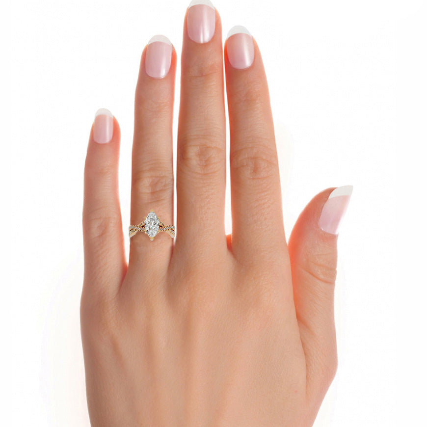 Cosmia Solitaire Ring