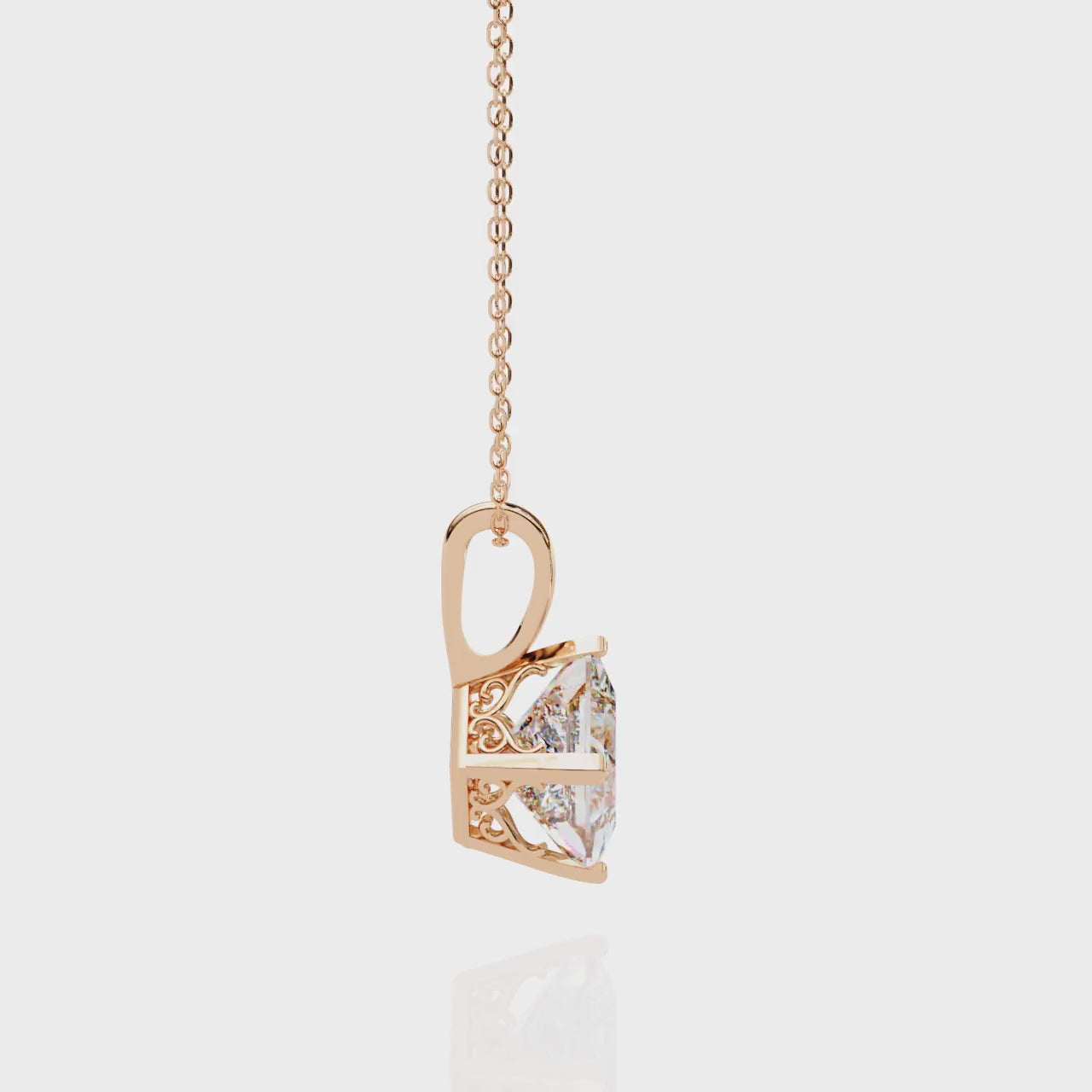 Elizabeth Solitaire Pendant