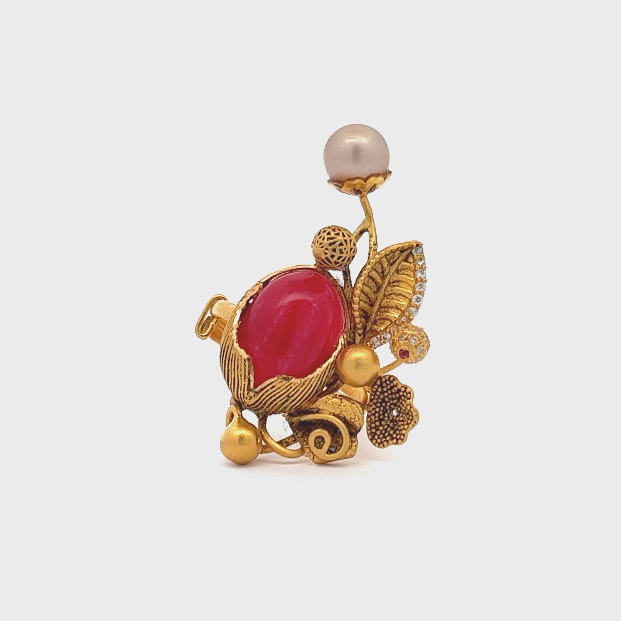 Nithya Gold Ring